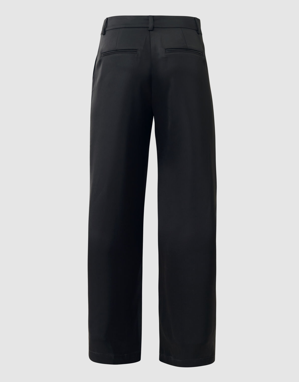 Satijnen Wide Leg Broek Zwart SHOEBY WOMEN