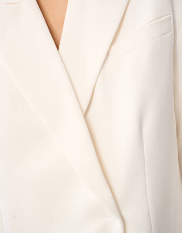 Oversized Blazer Gebroken Wit SHOEBY WOMEN