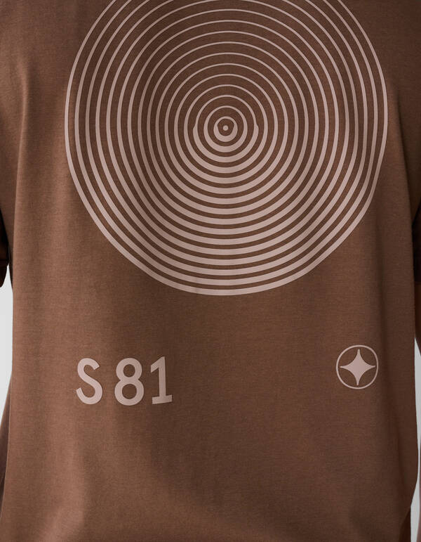 Logo Circle Artwork T-shirt Bruin SHOEBY MEN