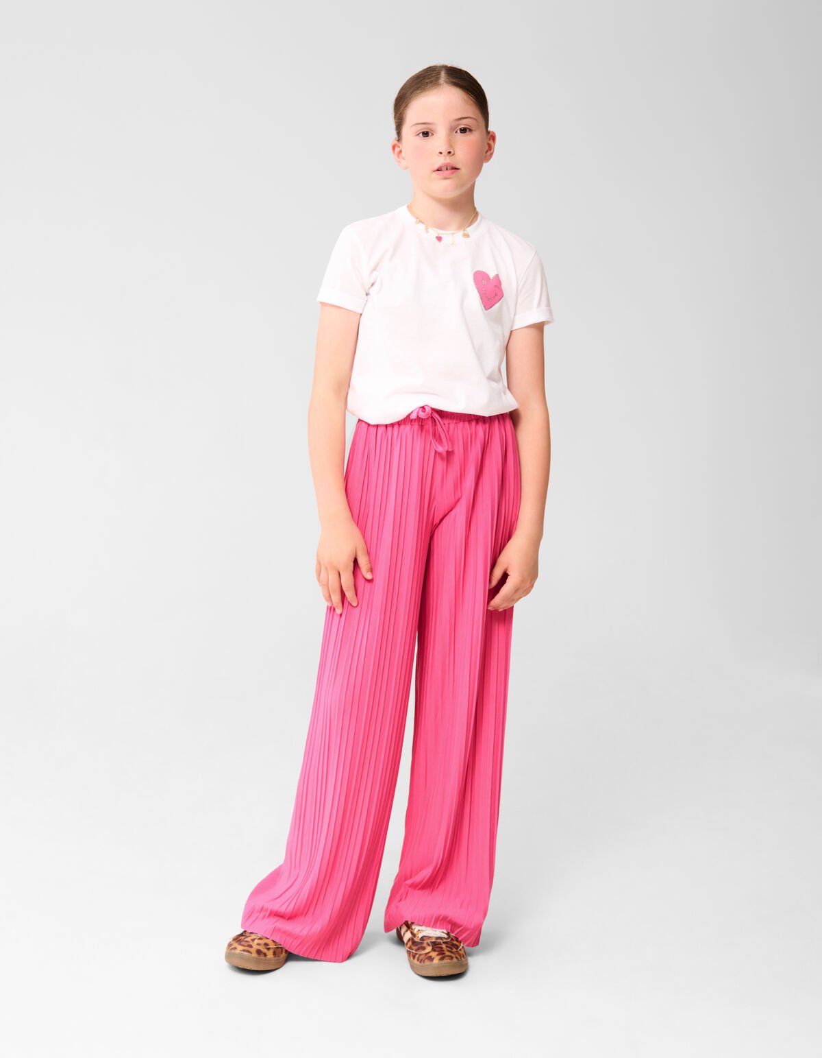 Plissé Broek Roze SHOEBY GIRLS