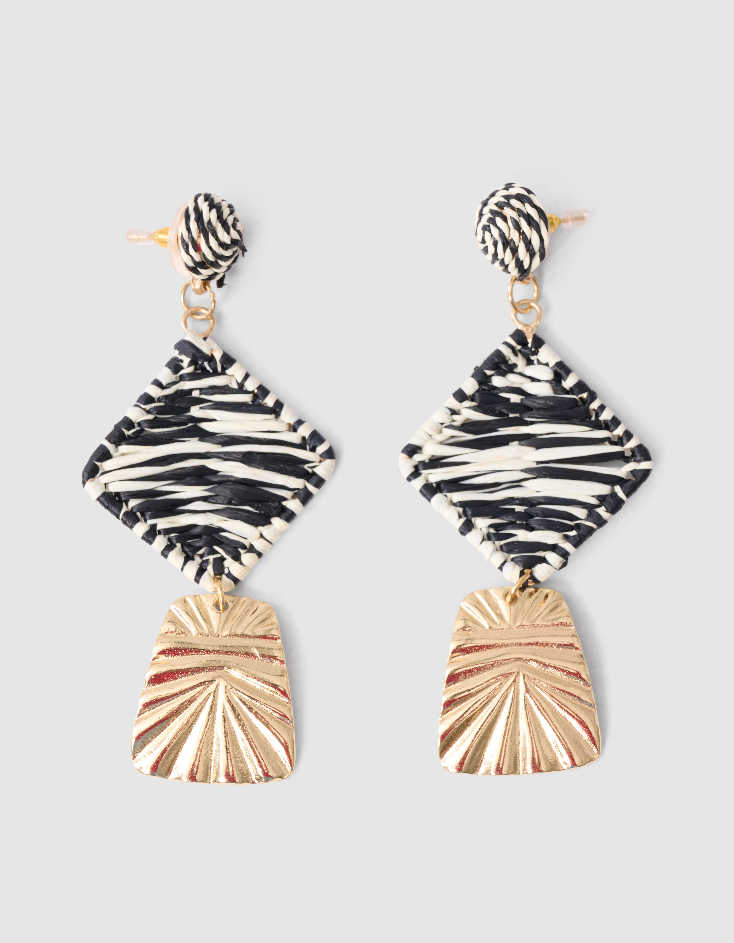 Zebra Oorbellen Goud SHOEBY ACCESSOIRES