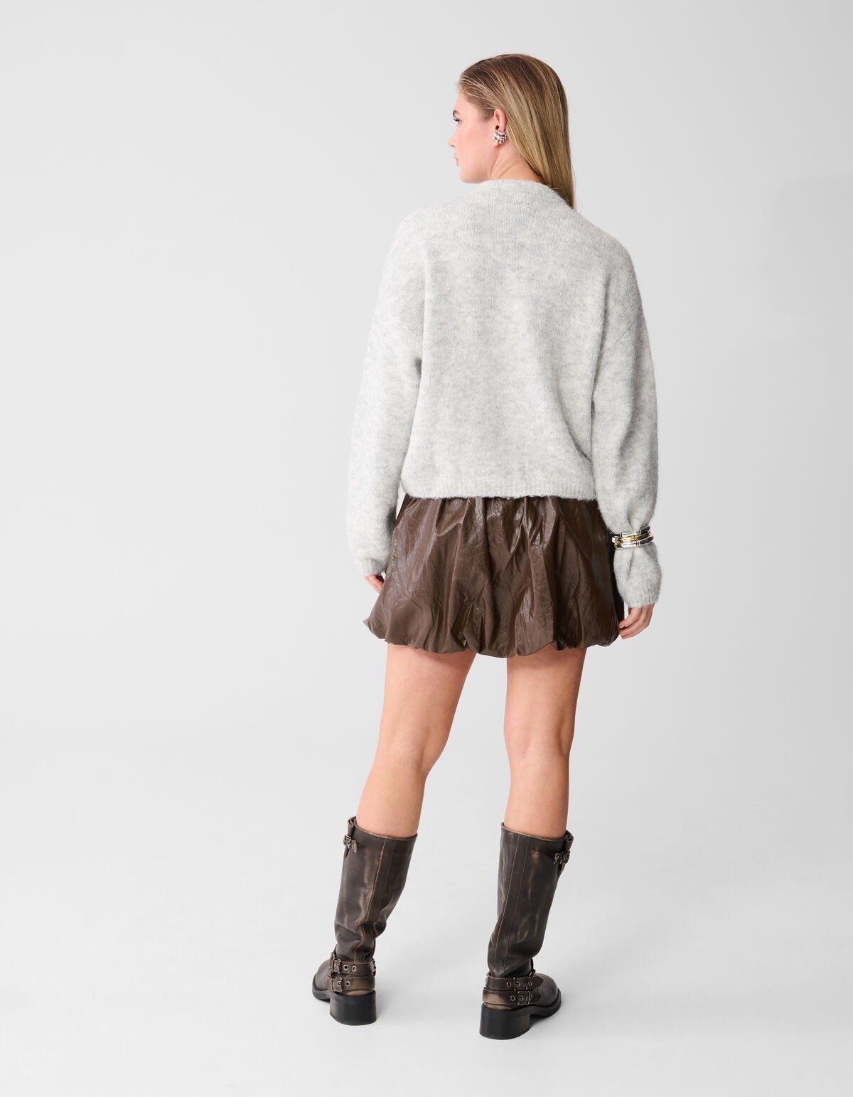 Fancy Button Vest Lichtgrijs SHOEBY WOMEN