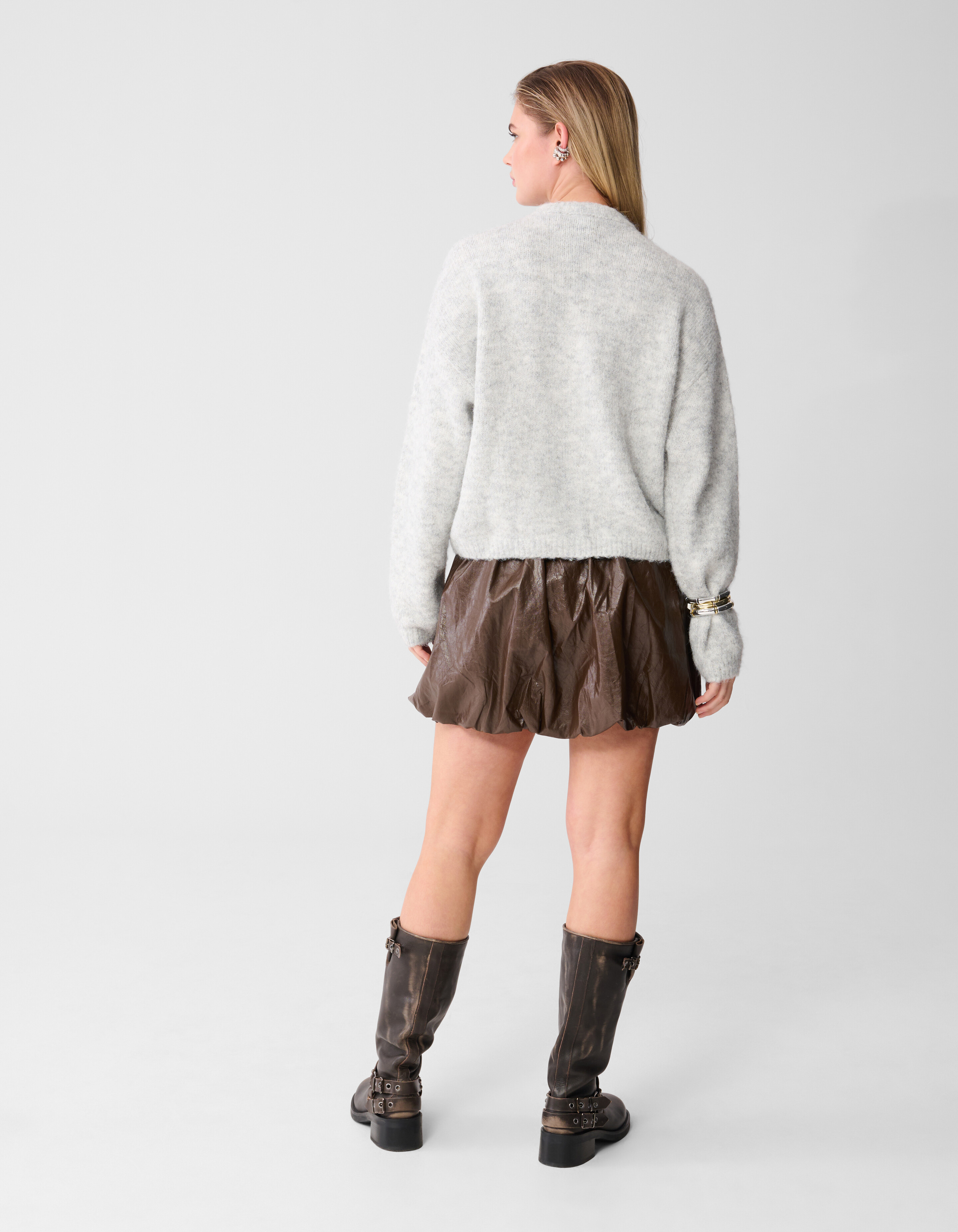 Fancy Button Vest Lichtgrijs SHOEBY WOMEN