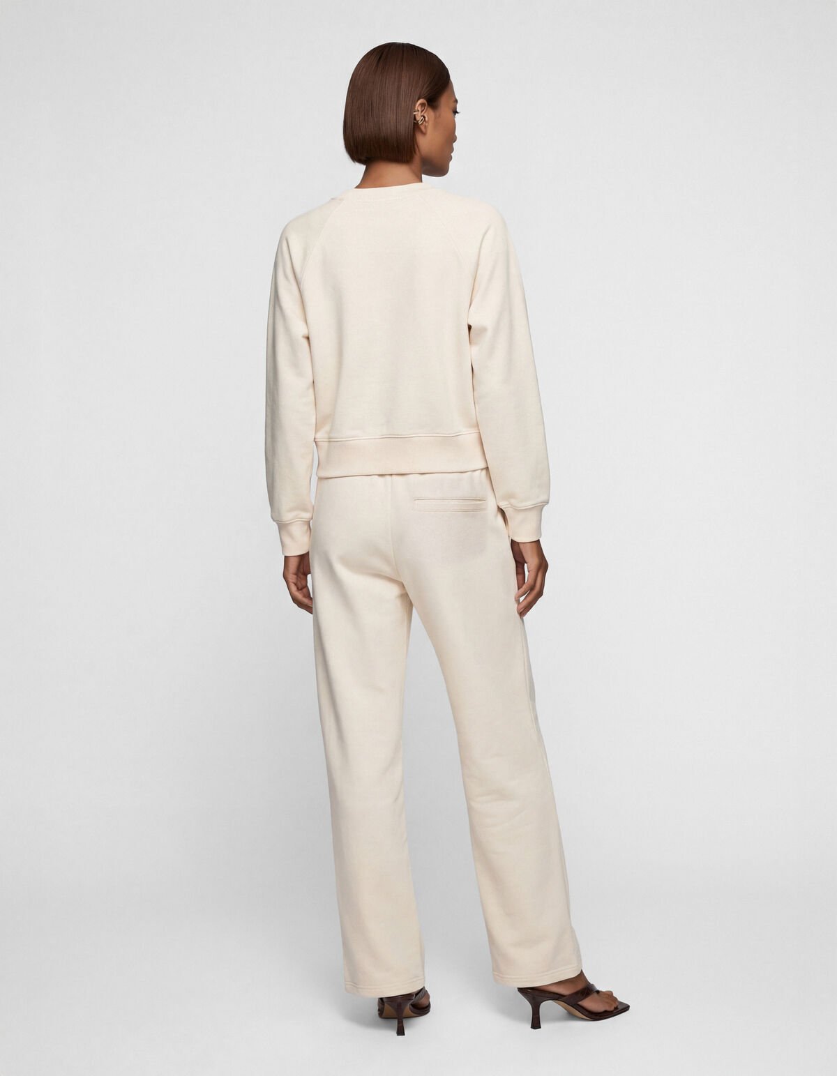 Wide Leg Jogger Gebroken Wit SHOEBY WOMEN