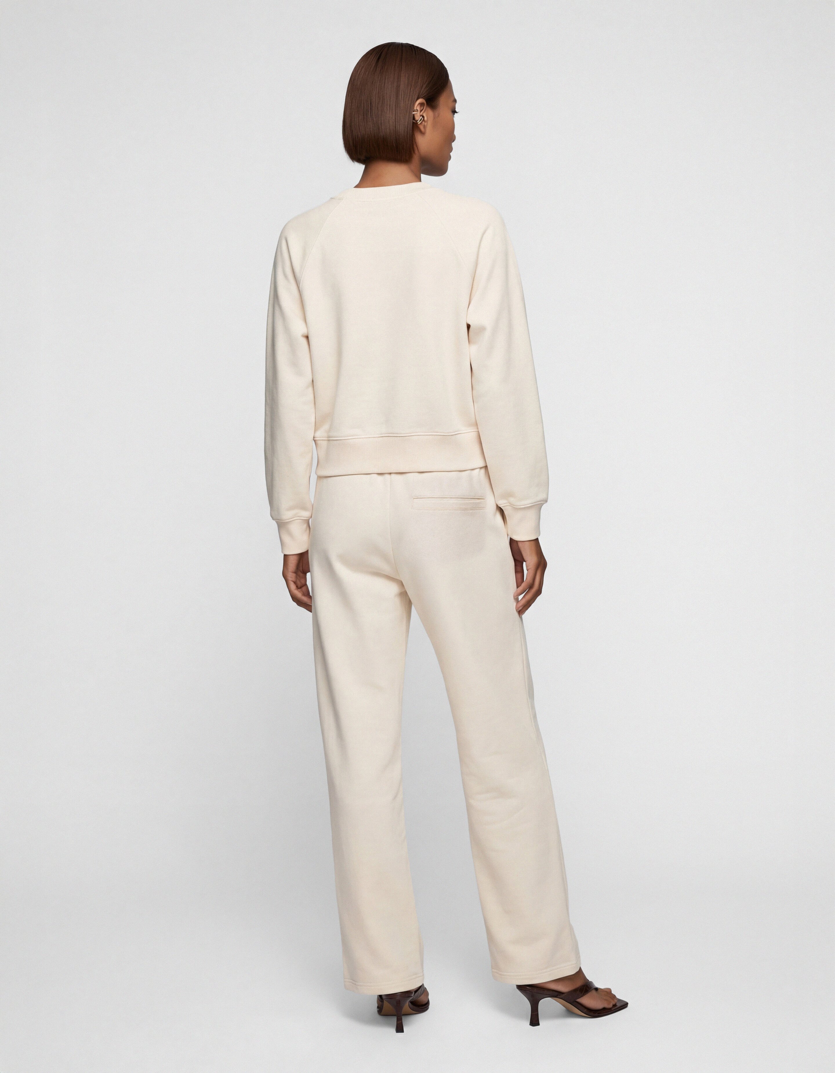 Wide Leg Jogger Gebroken Wit SHOEBY WOMEN