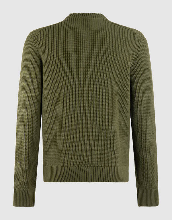 Gebreid Bomber Jack Khaki SHOEBY MEN