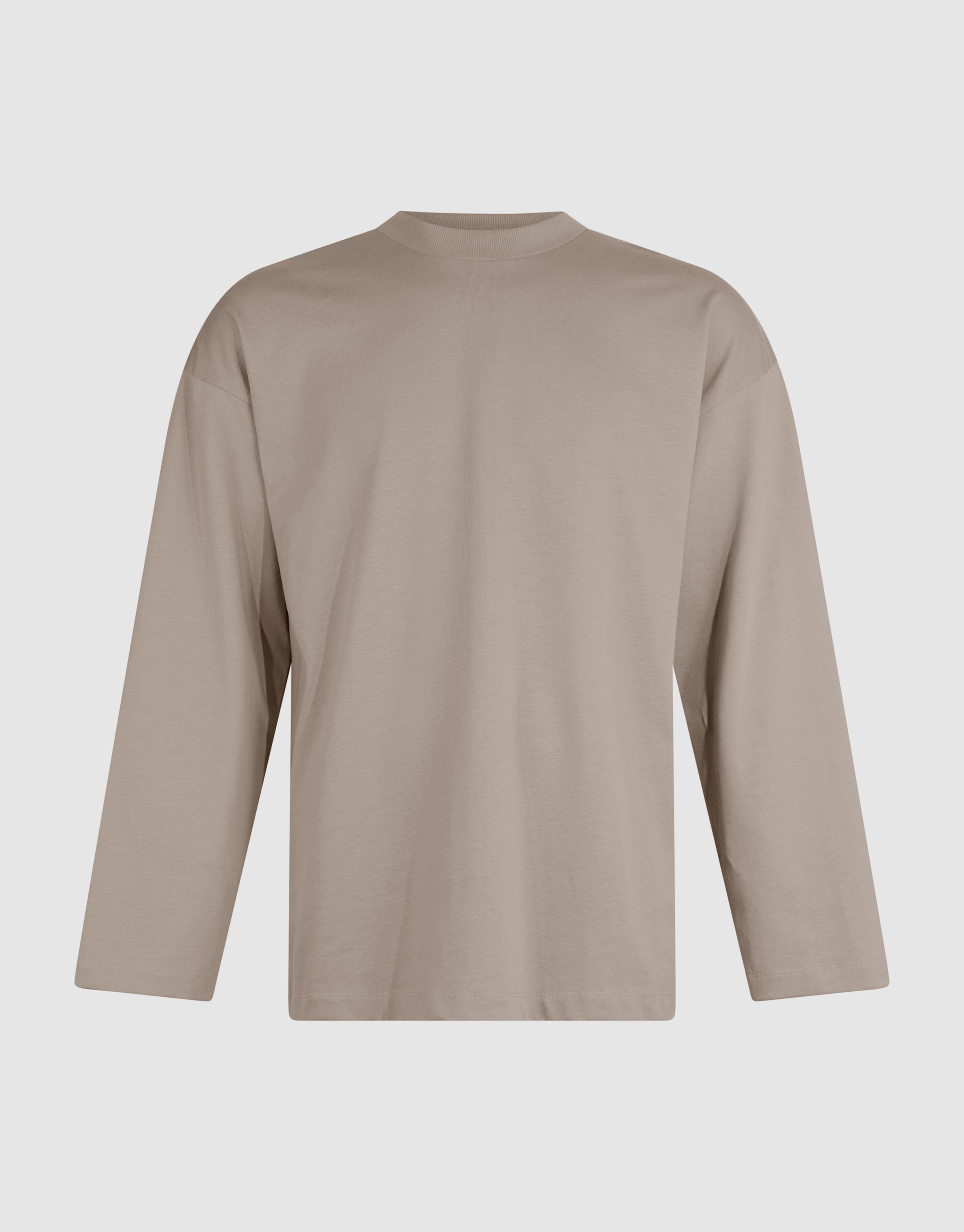 Basis Relaxed Fit Longsleeve Lichtgroen SHOEBY MEN