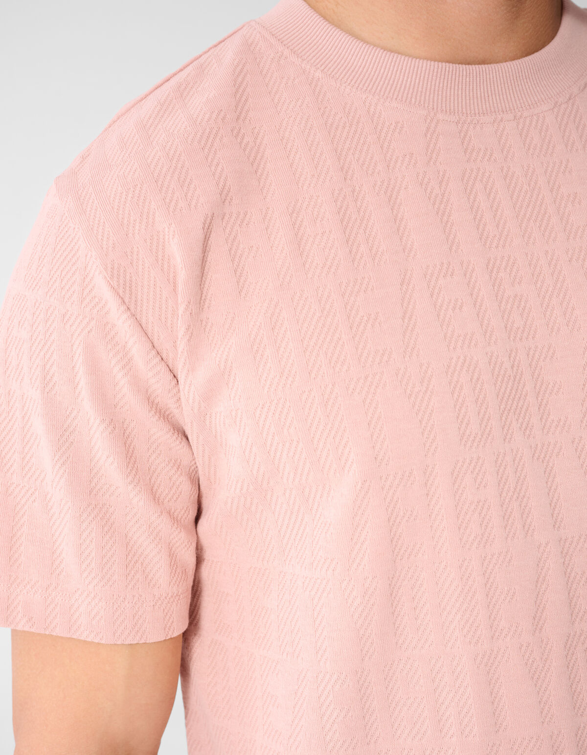 Eighty One Tekst T-shirt Roze SHOEBY MEN