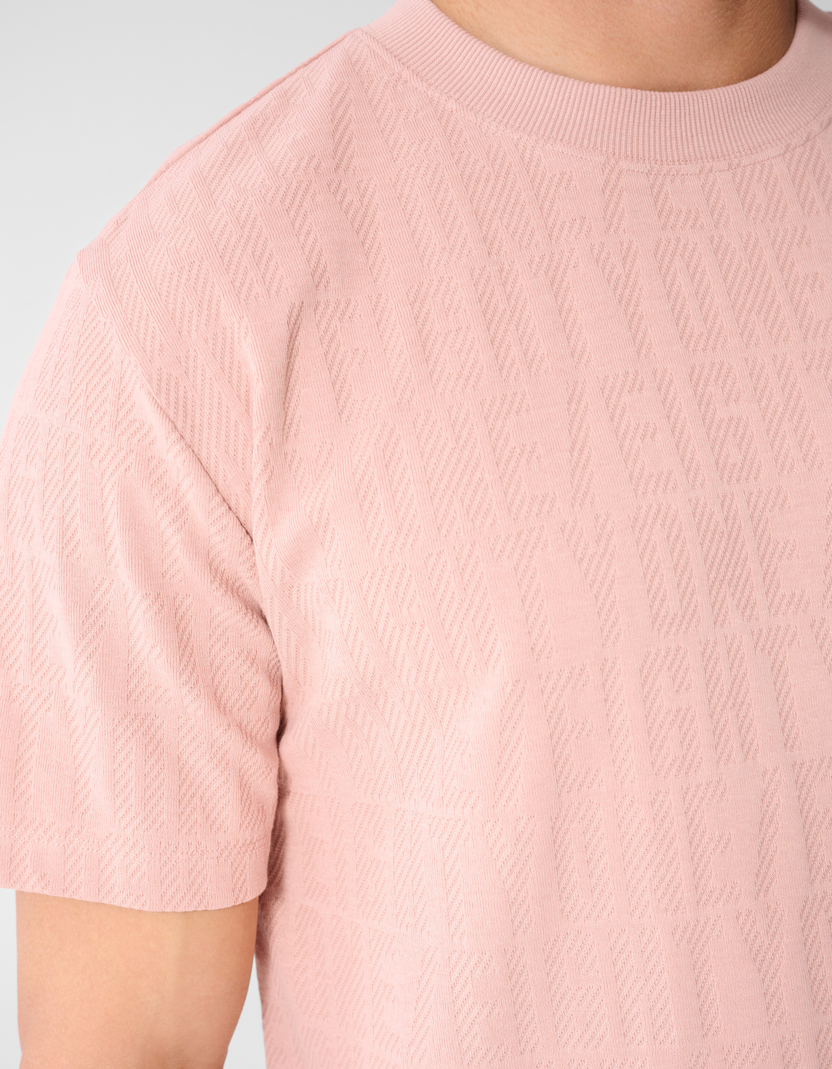 Eighty One Tekst T-shirt Roze SHOEBY MEN