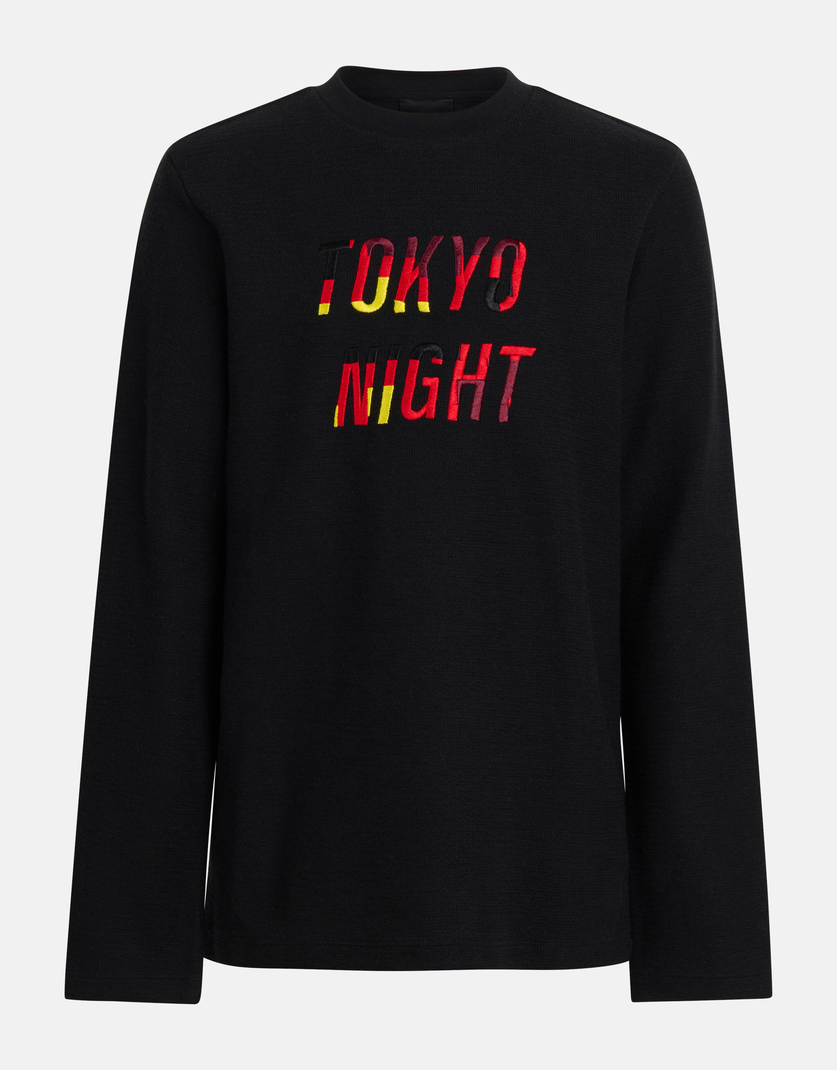 Structuur Longsleeve Zwart SHOEBY BOYS