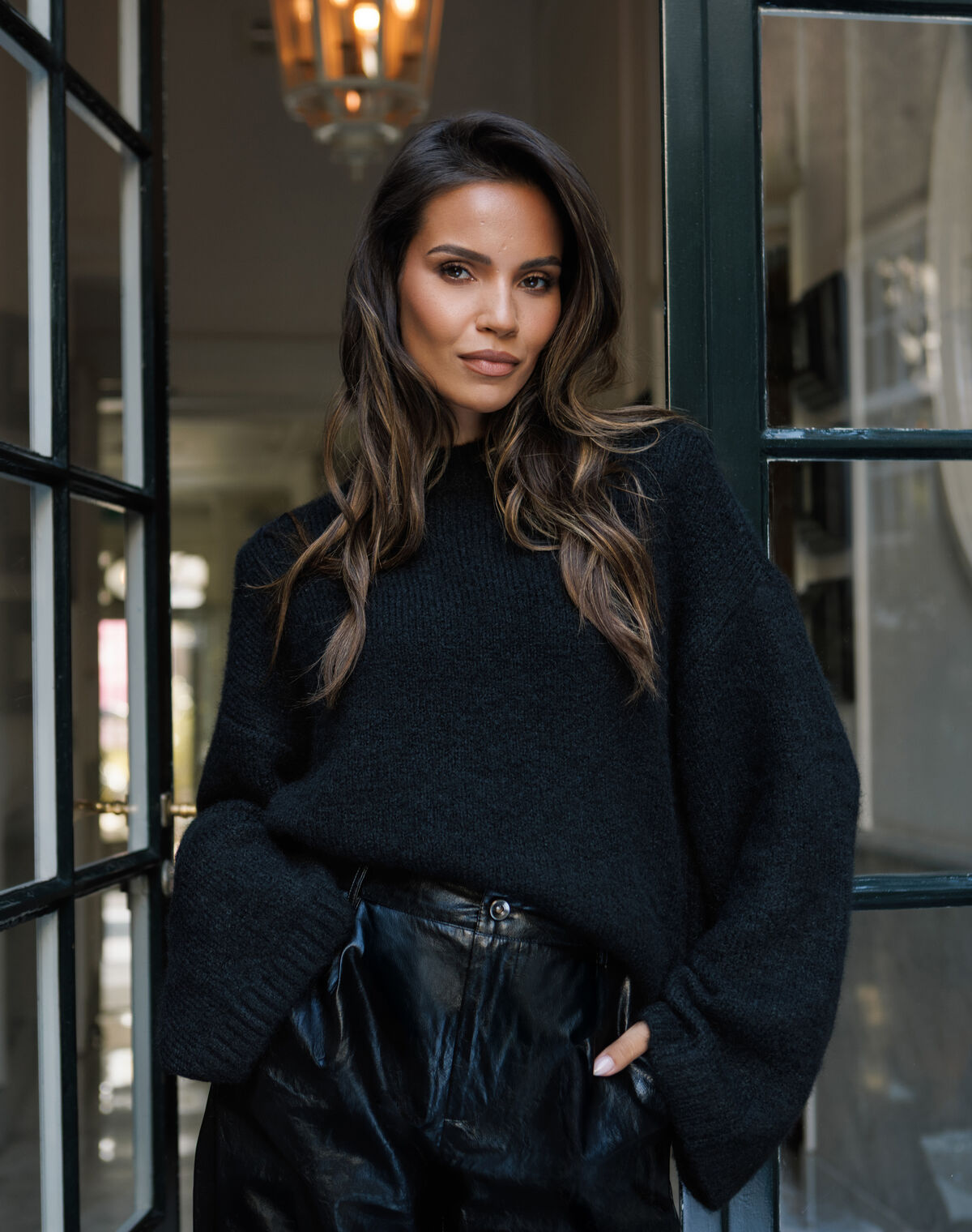 Harige Oversized Trui Zwart By Monica SHOEBY WOMEN