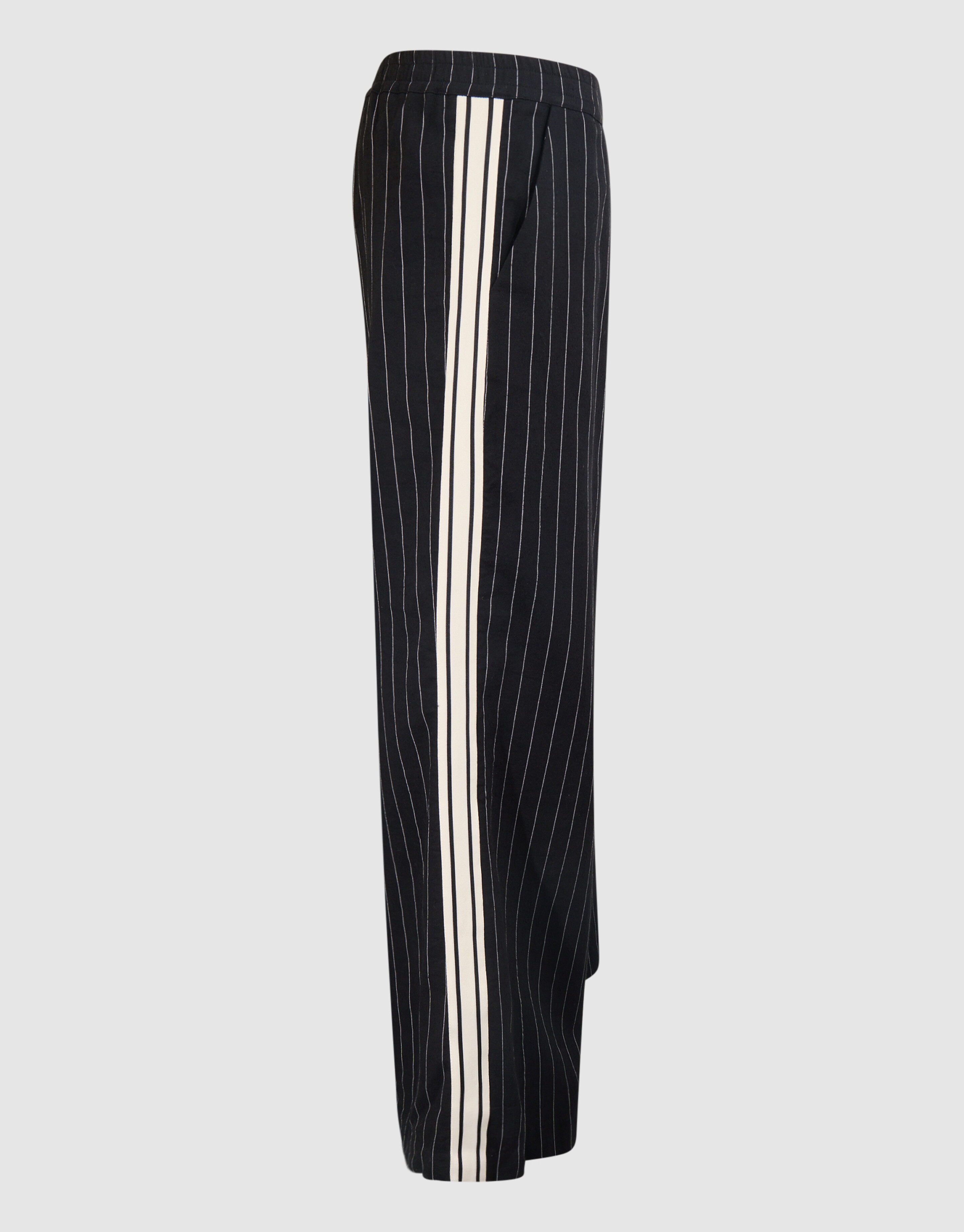 Pinstripe Wide Leg Fit Broek Donkergrijs By Mieke SHOEBY WOMEN