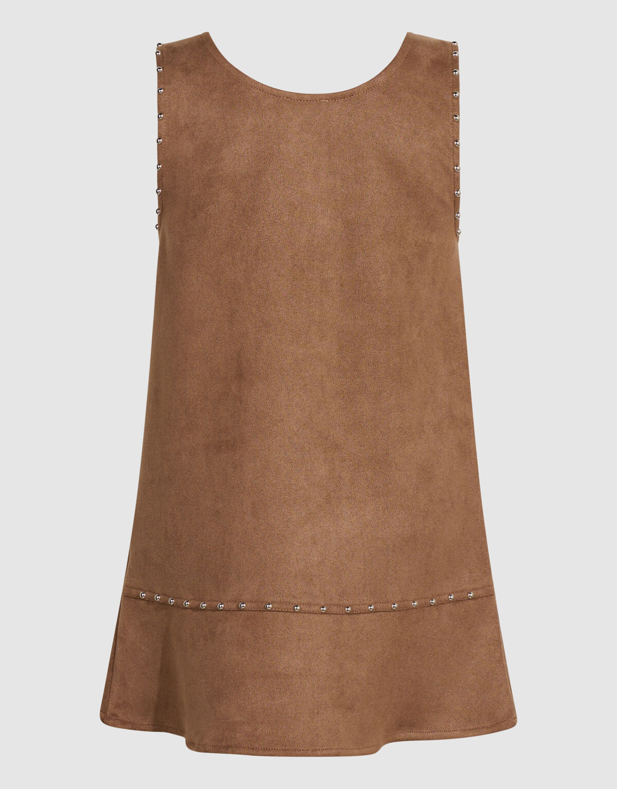 Suede Jurk Bruin SHOEBY GIRLS