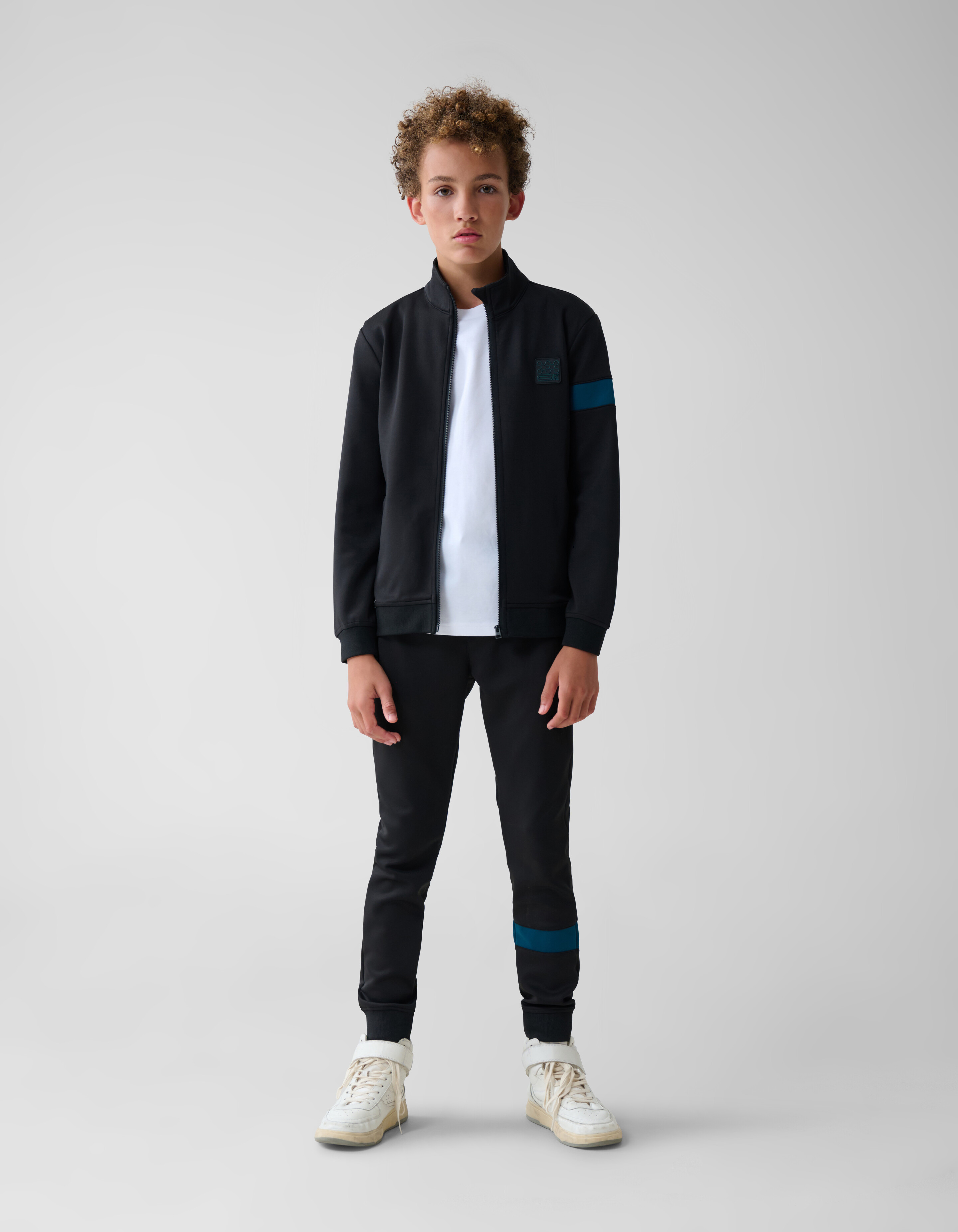 Label Cardigan Zwart SHOEBY BOYS
