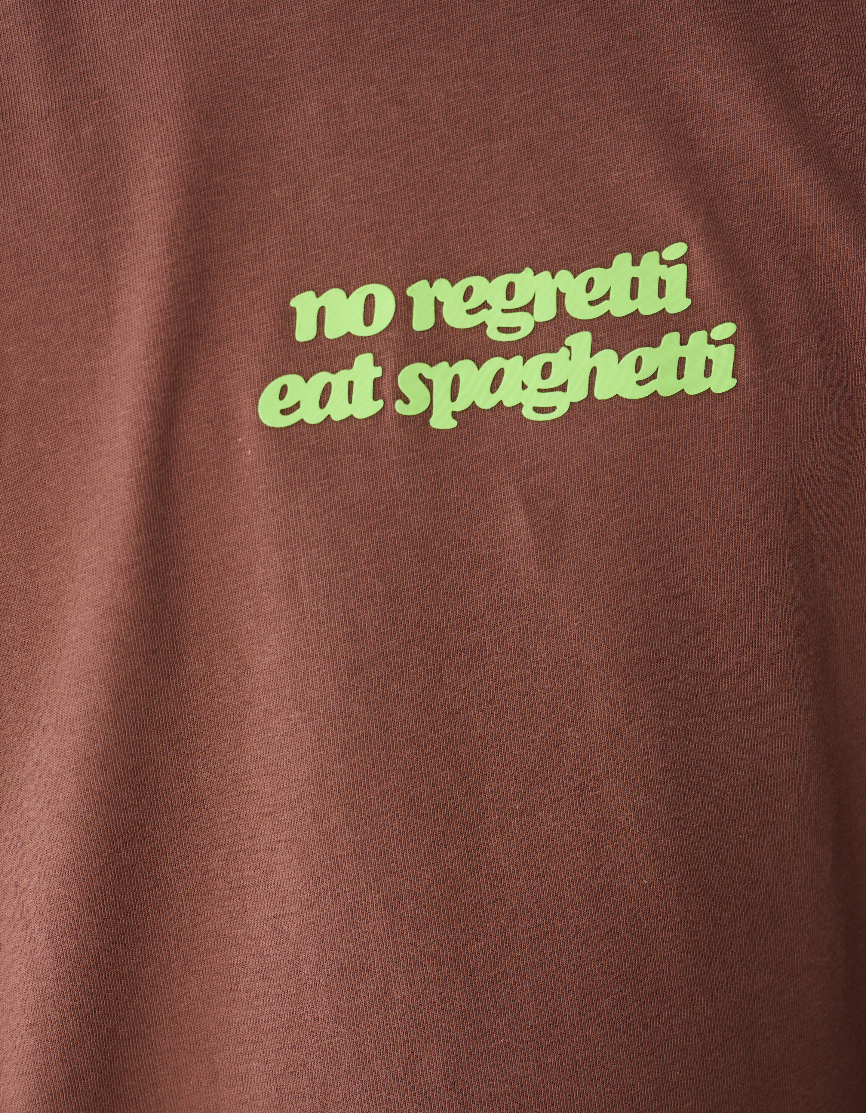 Spaghetti Artwork T-shirt Bruin SHOEBY BOYS