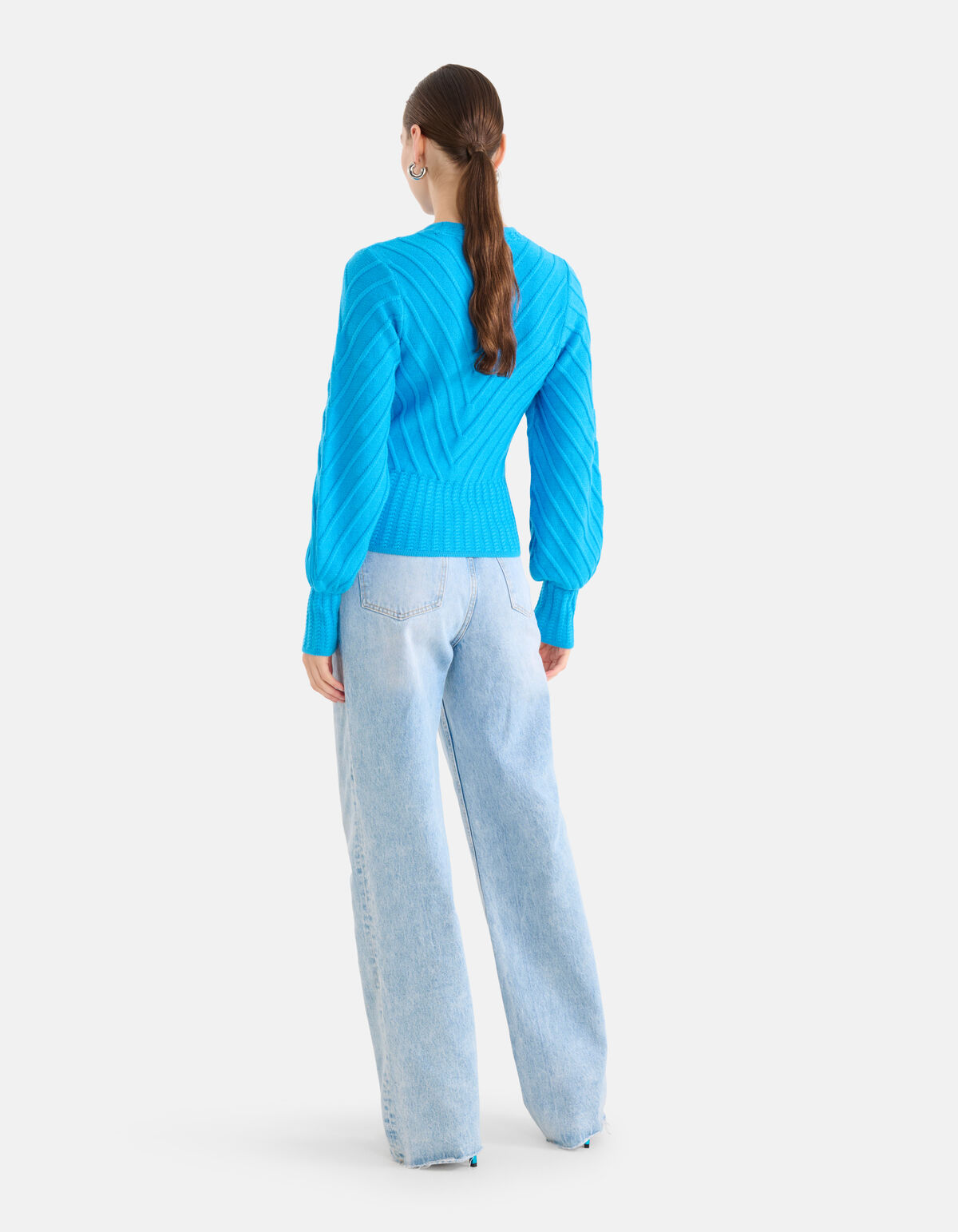 Diagonaal Trui Blauw SHOEBY WOMEN