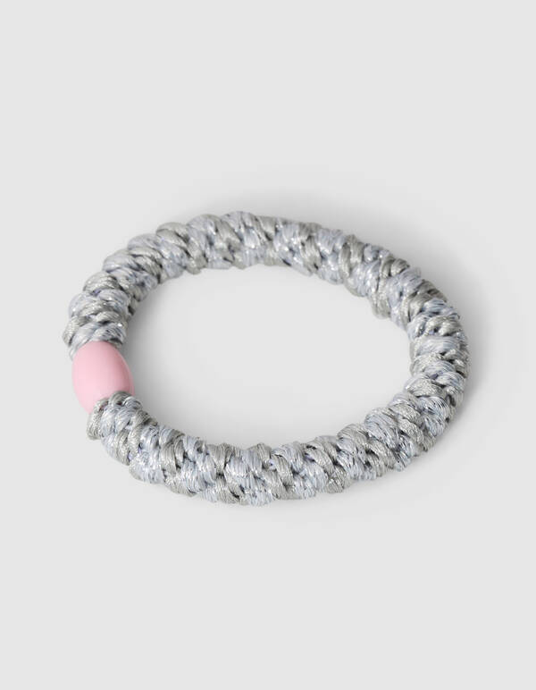 Lurex Haarelastiek Grijs SHOEBY ACCESSOIRES