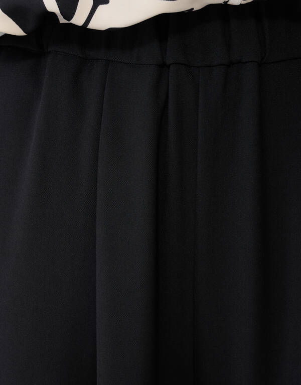 Wide Leg Fit Broek Zwart By Mieke SHOEBY WOMEN