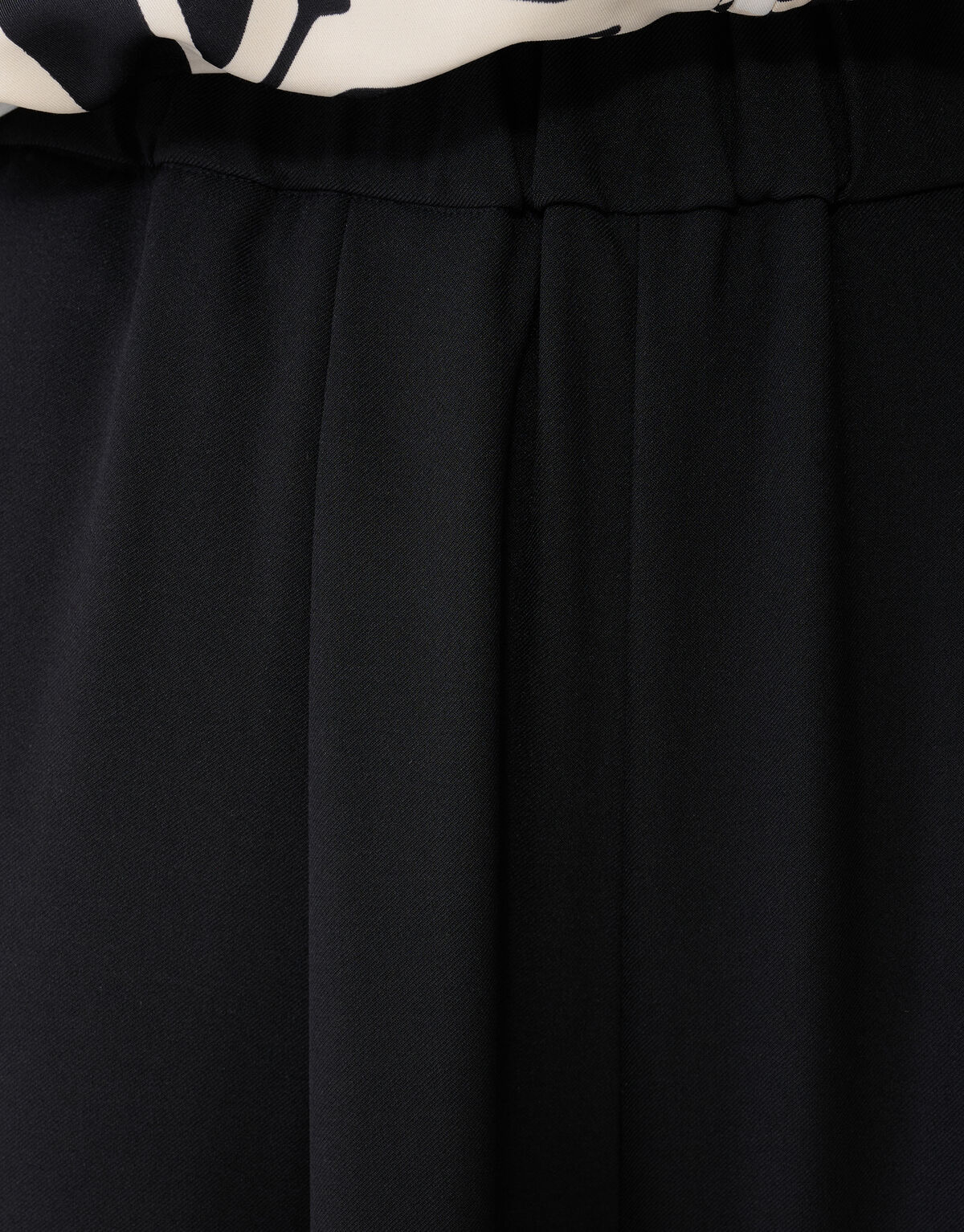 Wide Leg Fit Broek Zwart By Mieke SHOEBY WOMEN