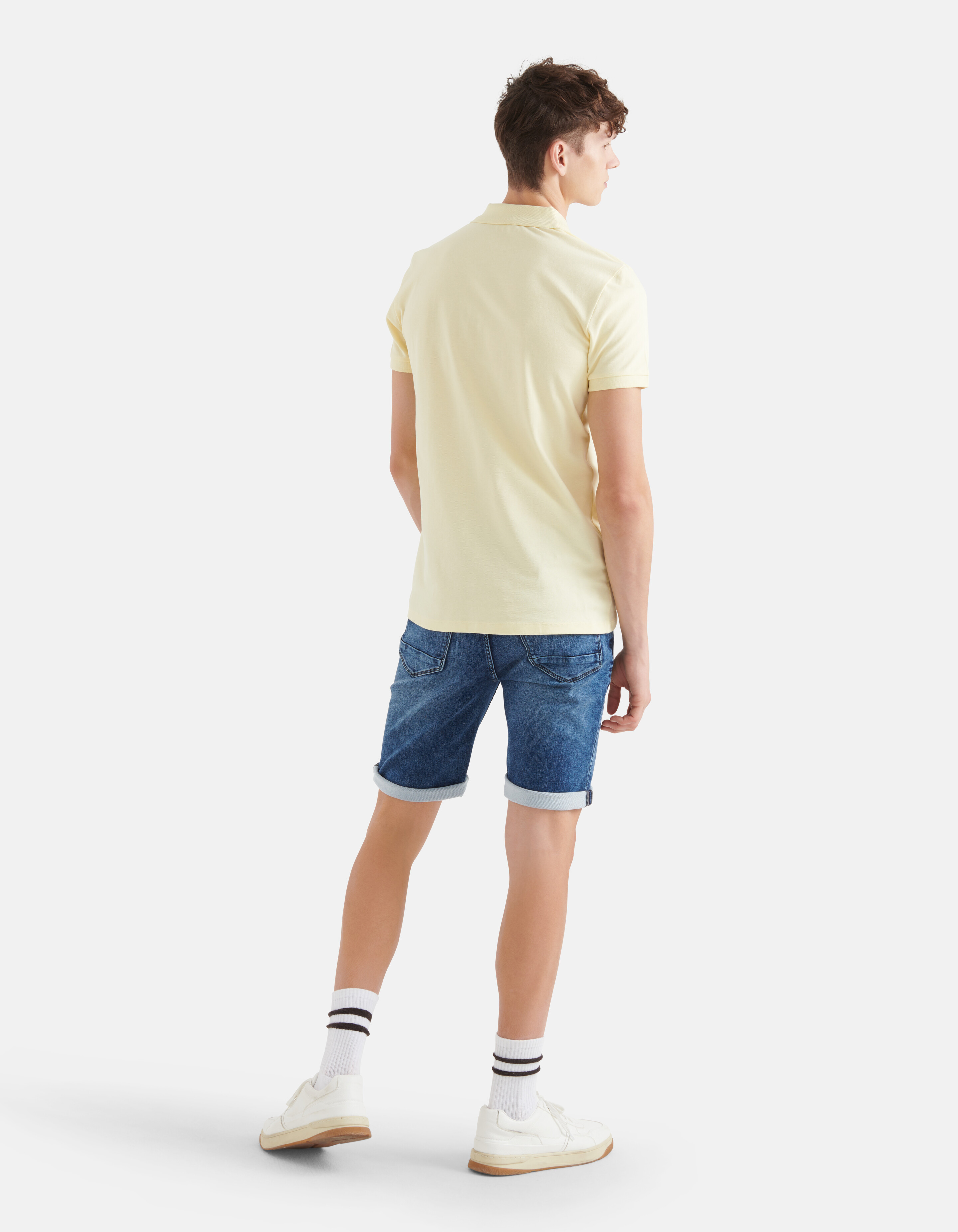 Basis Polo Lichtgeel SHOEBY MEN