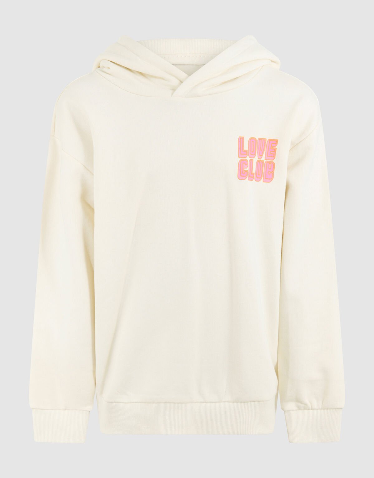 Love Club Artwork Hoodie Gebroken Wit SHOEBY GIRLS