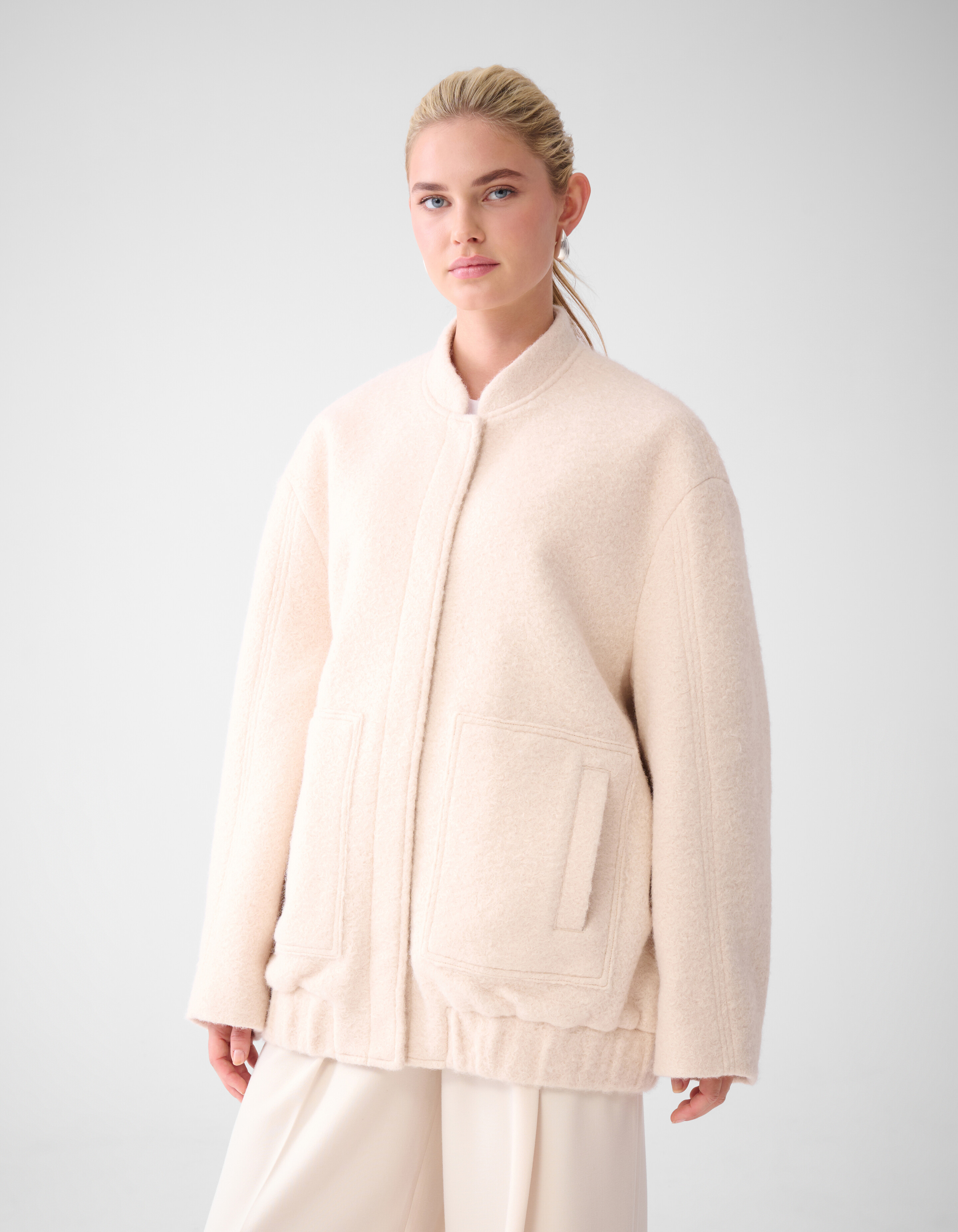 Teddy Bomber Gebroken Wit By Lonneke SHOEBY WOMEN