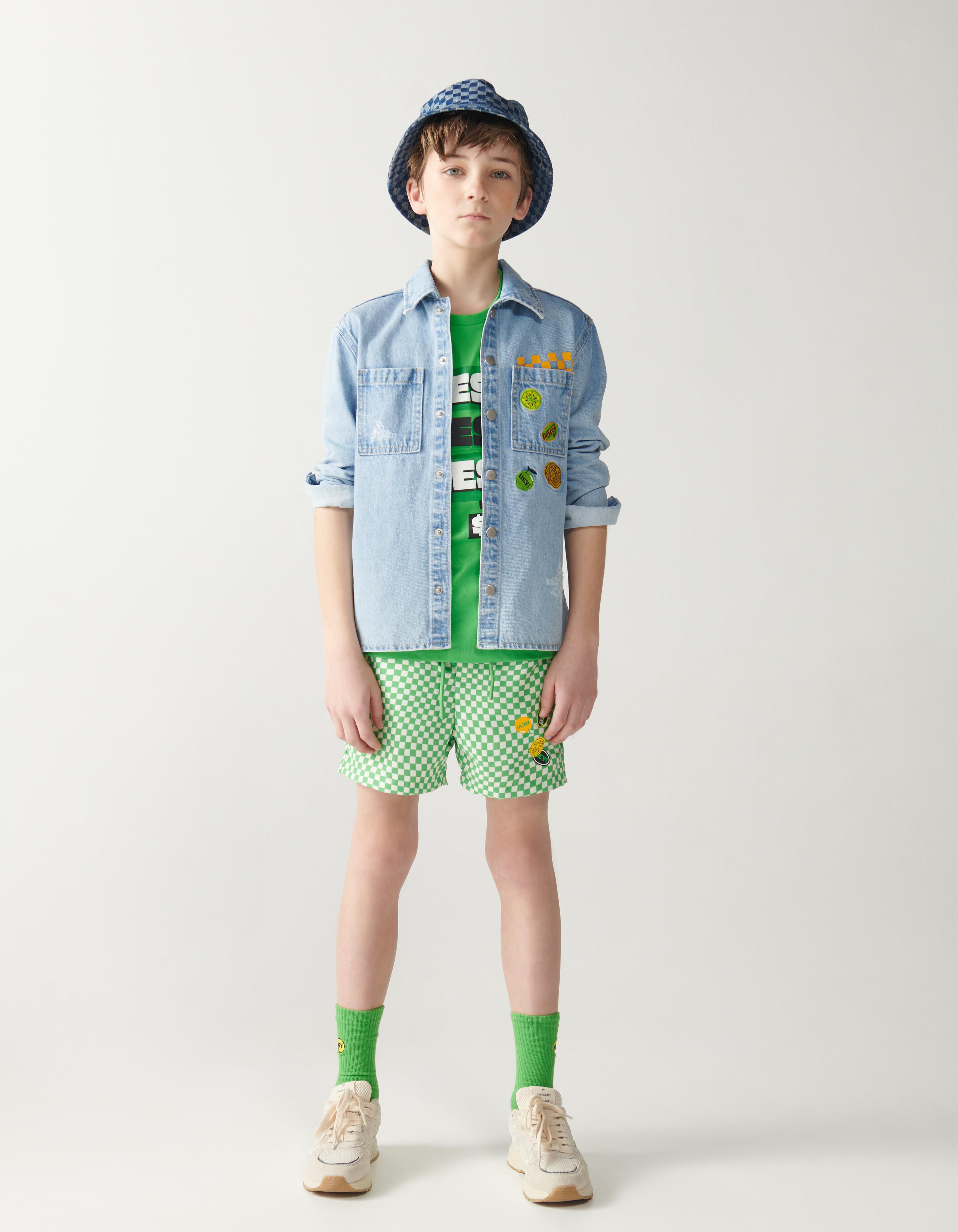 Artwork T-shirt Groen SHOEBY BOYS