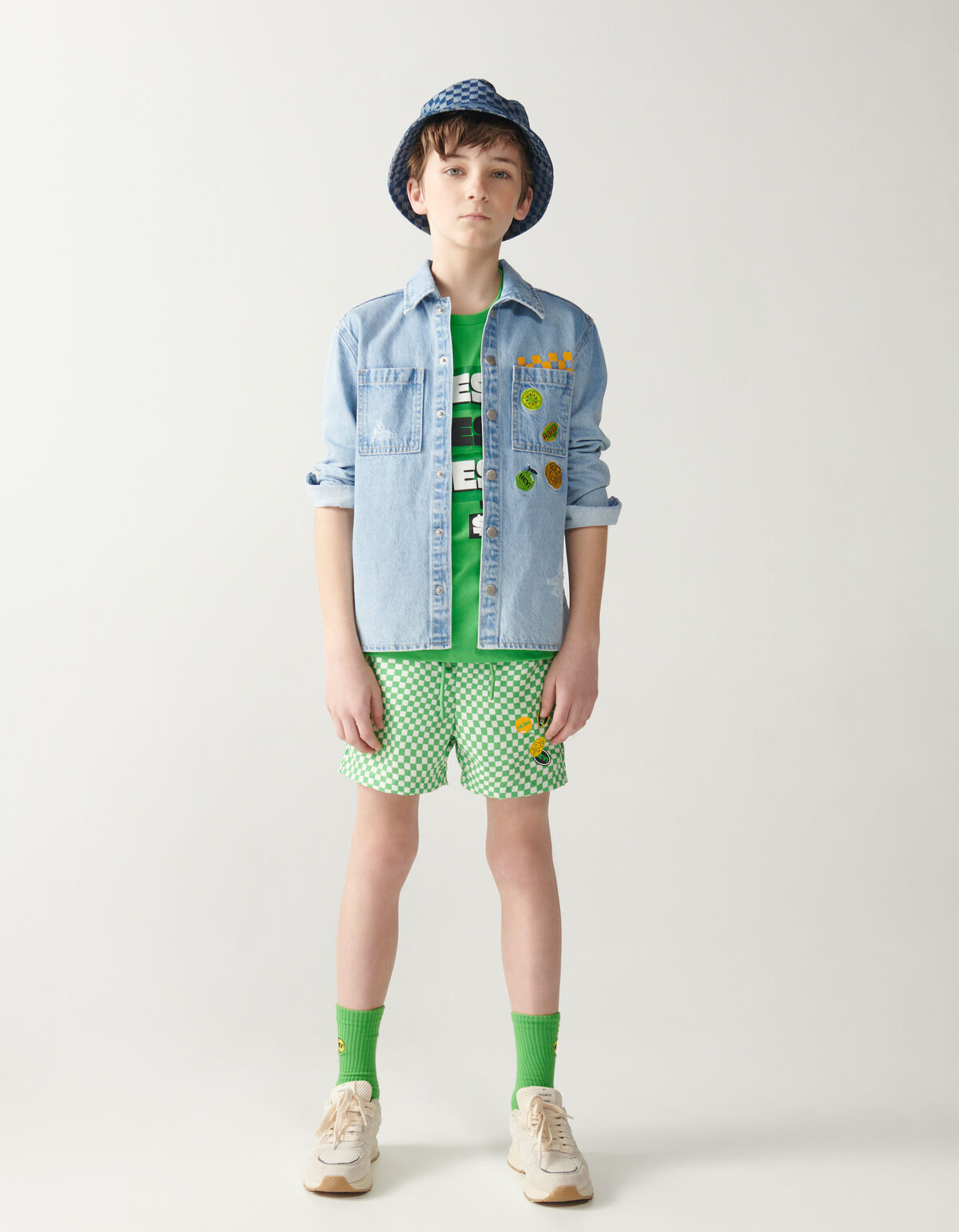 Artwork T-shirt Groen By Dylan SHOEBY BOYS