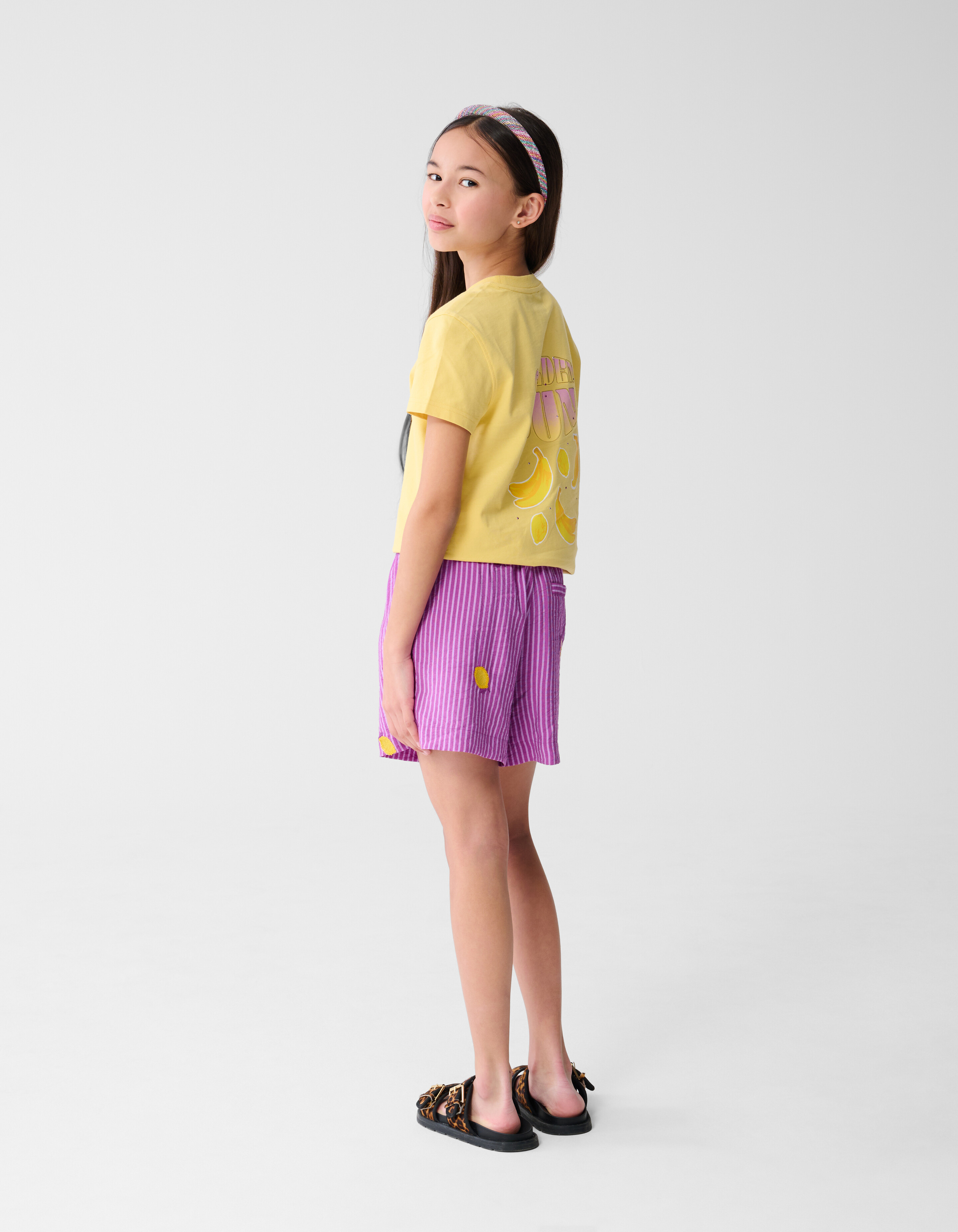 Sun T-shirt Lichtgeel SHOEBY GIRLS