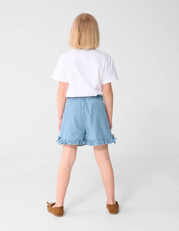 Ruffle Heart T-shirt Wit SHOEBY GIRLS