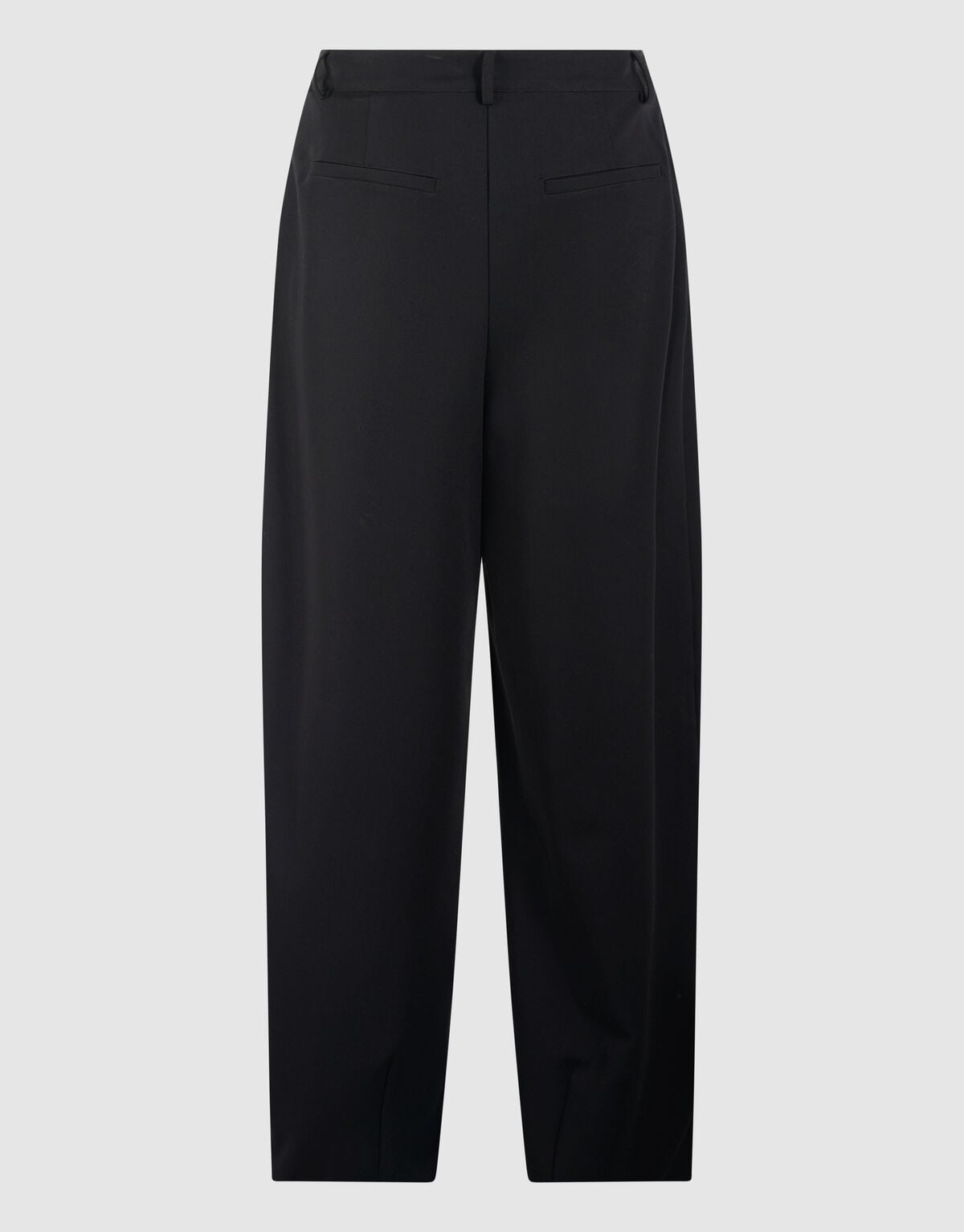 Waistband Barrel Fit Pantalon Zwart By Monica SHOEBY WOMEN