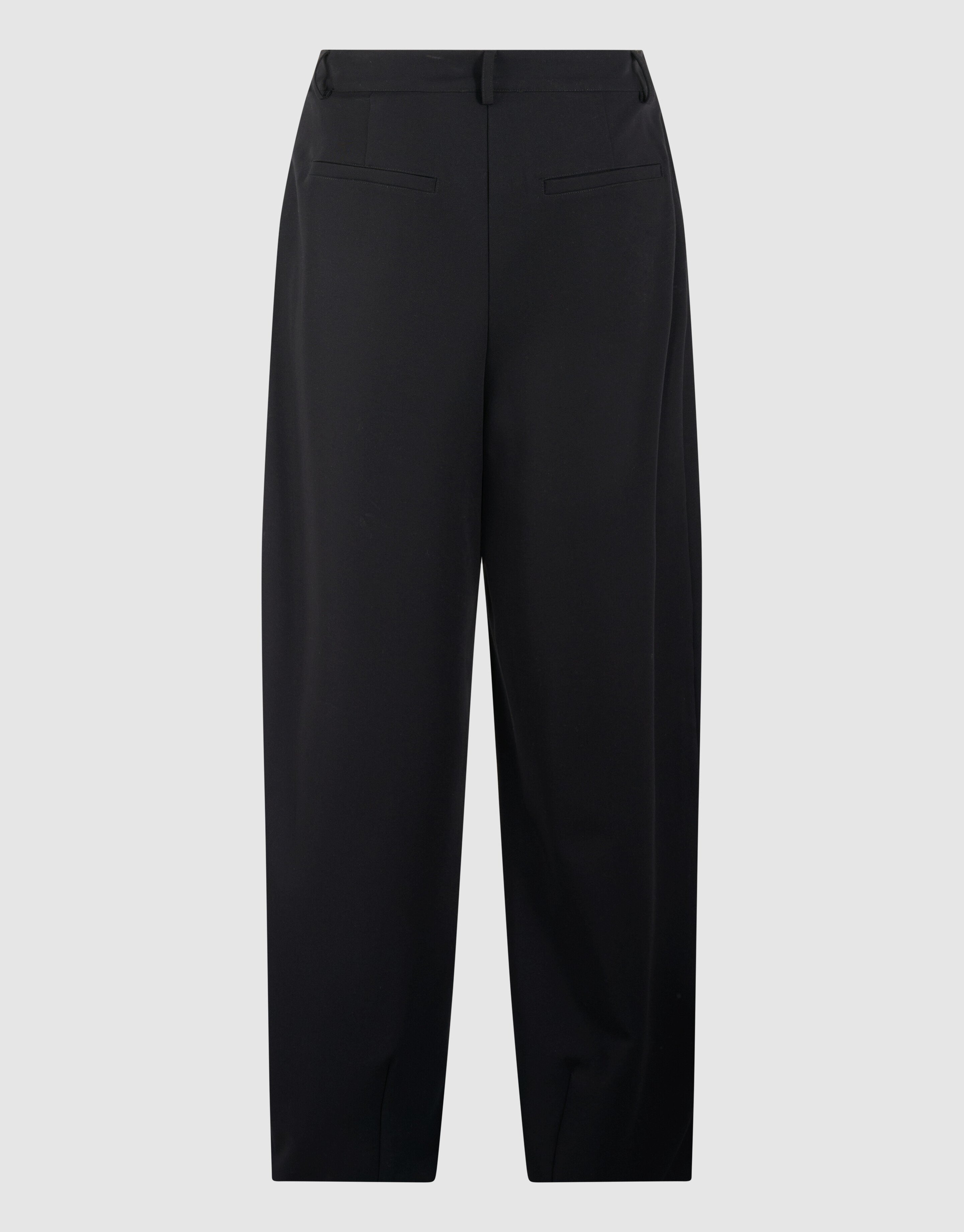 Waistband Barrel Fit Pantalon Zwart By Monica SHOEBY WOMEN