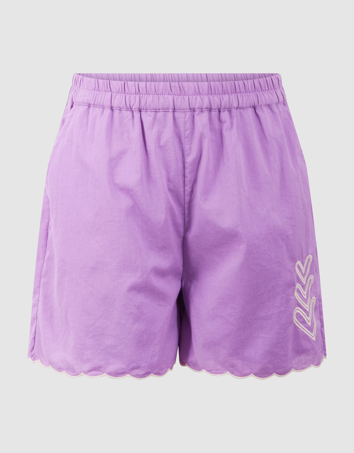 Heart Embroidery Short Paars SHOEBY GIRLS
