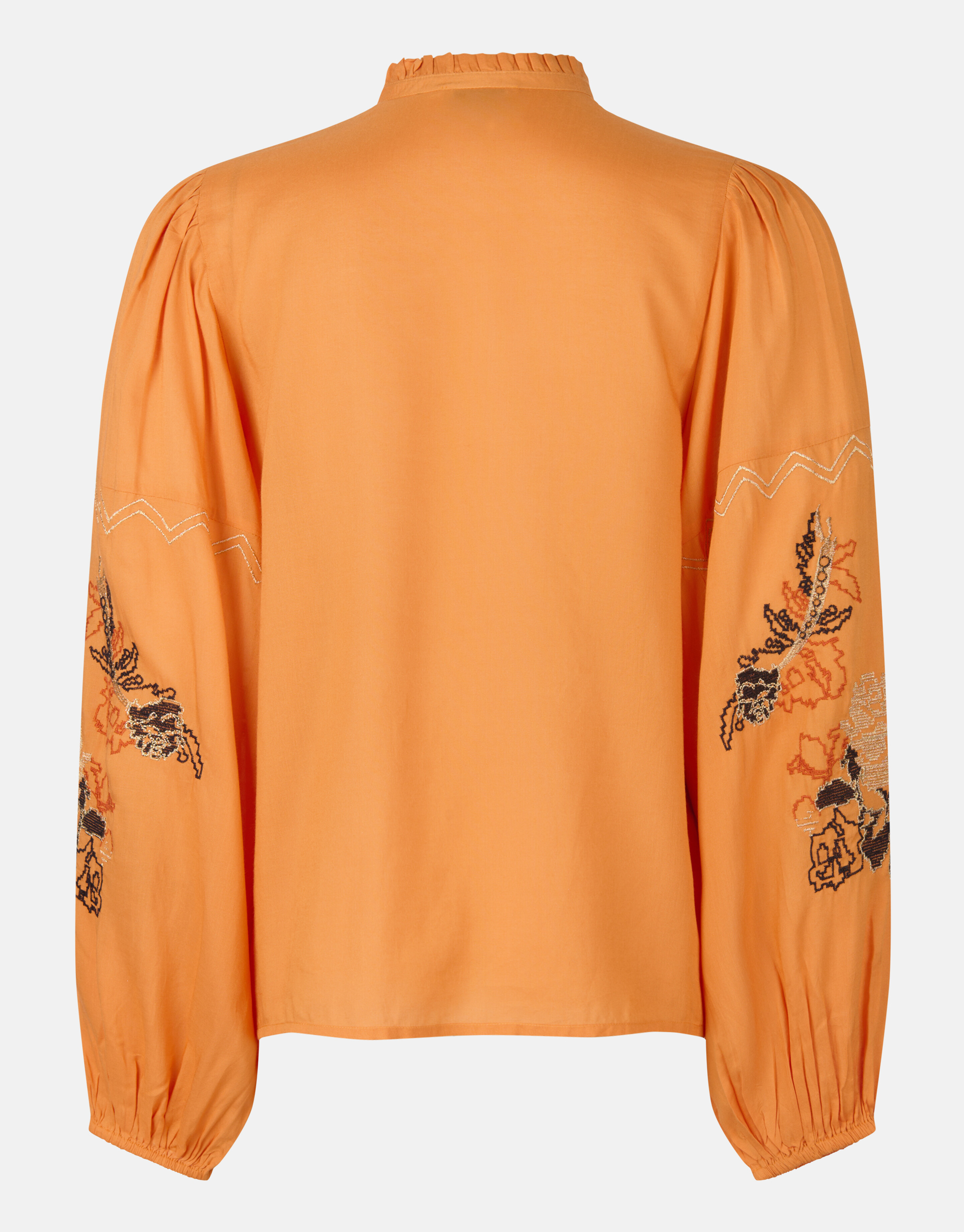 Geborduurde Blouse Oranje By Mieke SHOEBY WOMEN