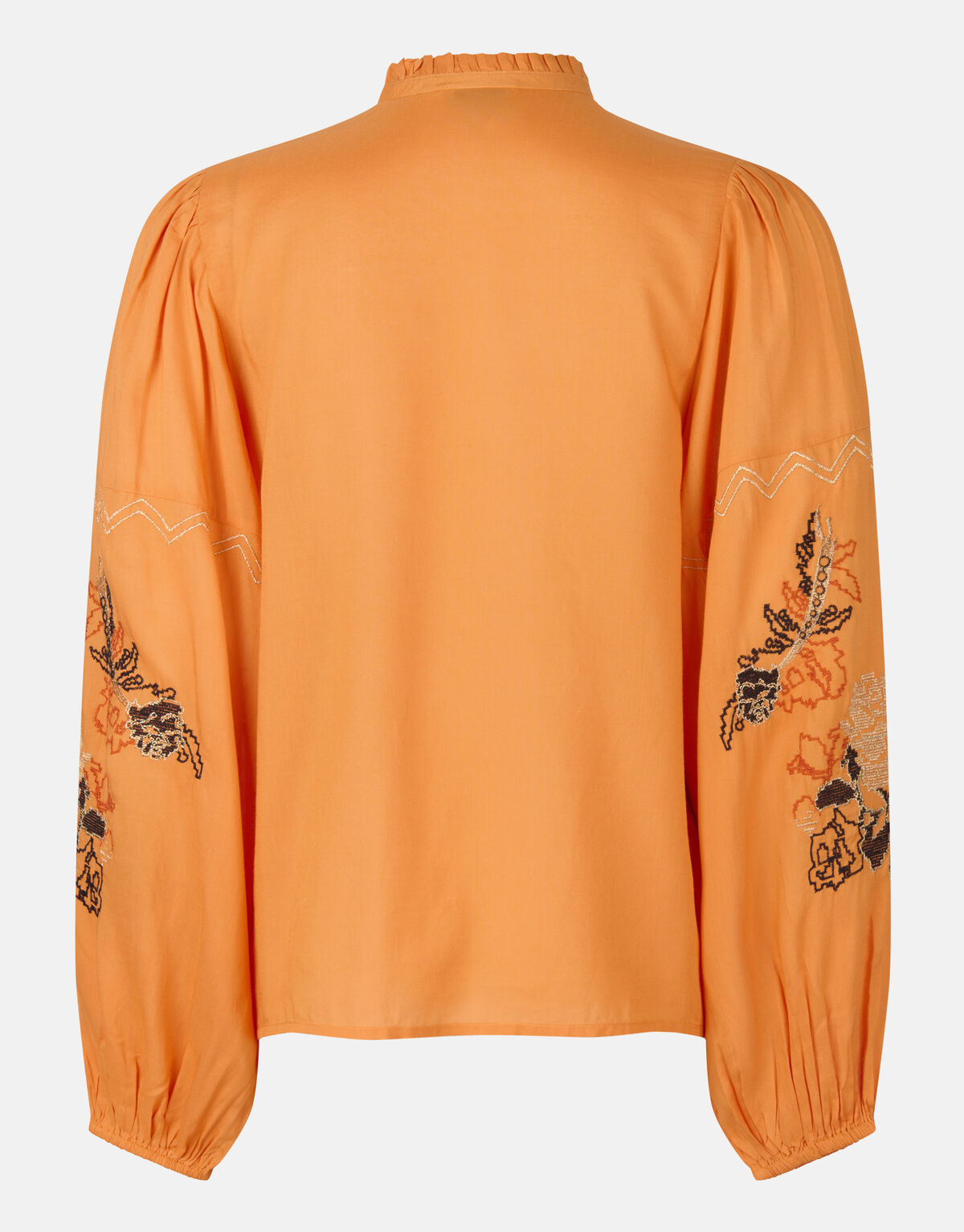 Geborduurde Blouse Oranje SHOEBY WOMEN