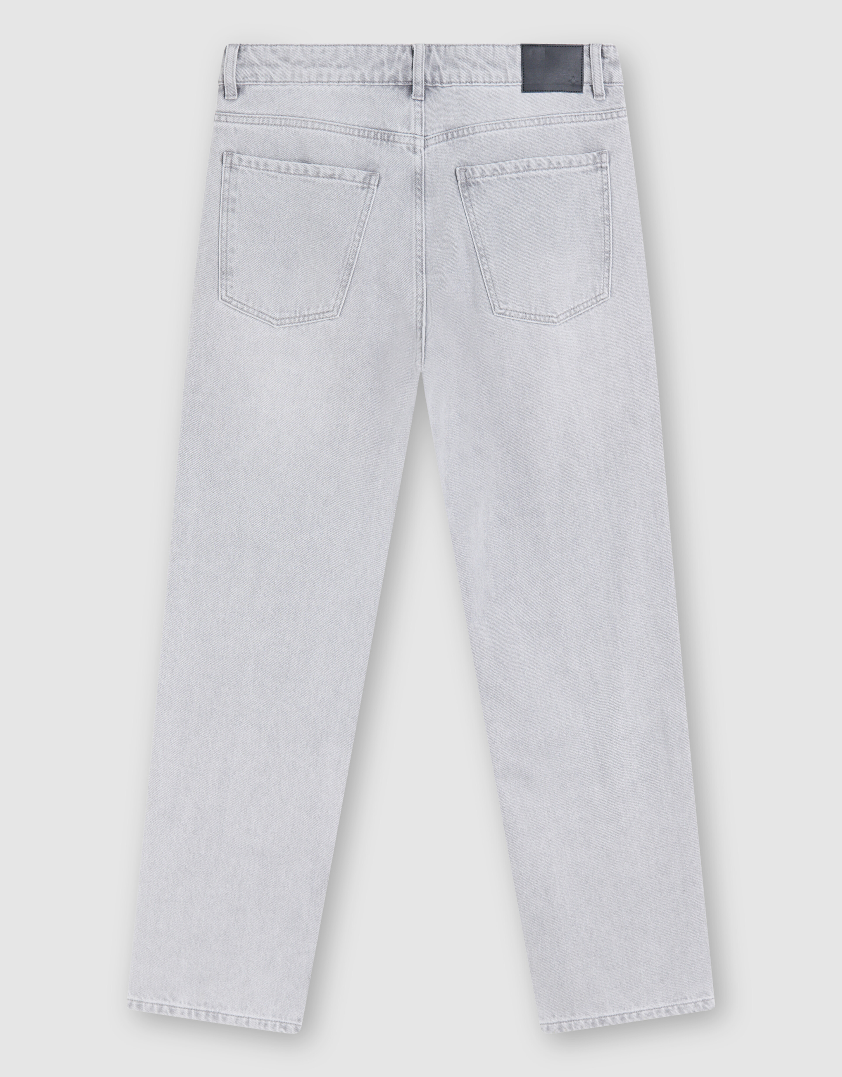 Loose Tapered Fit Jeans Lichtgrijs SHOEBY MEN
