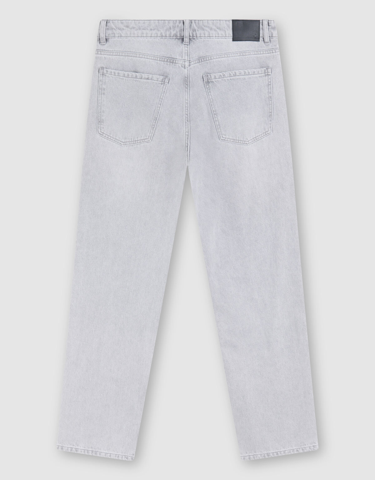Loose Tapered Fit Jeans Lichtgrijs SHOEBY MEN