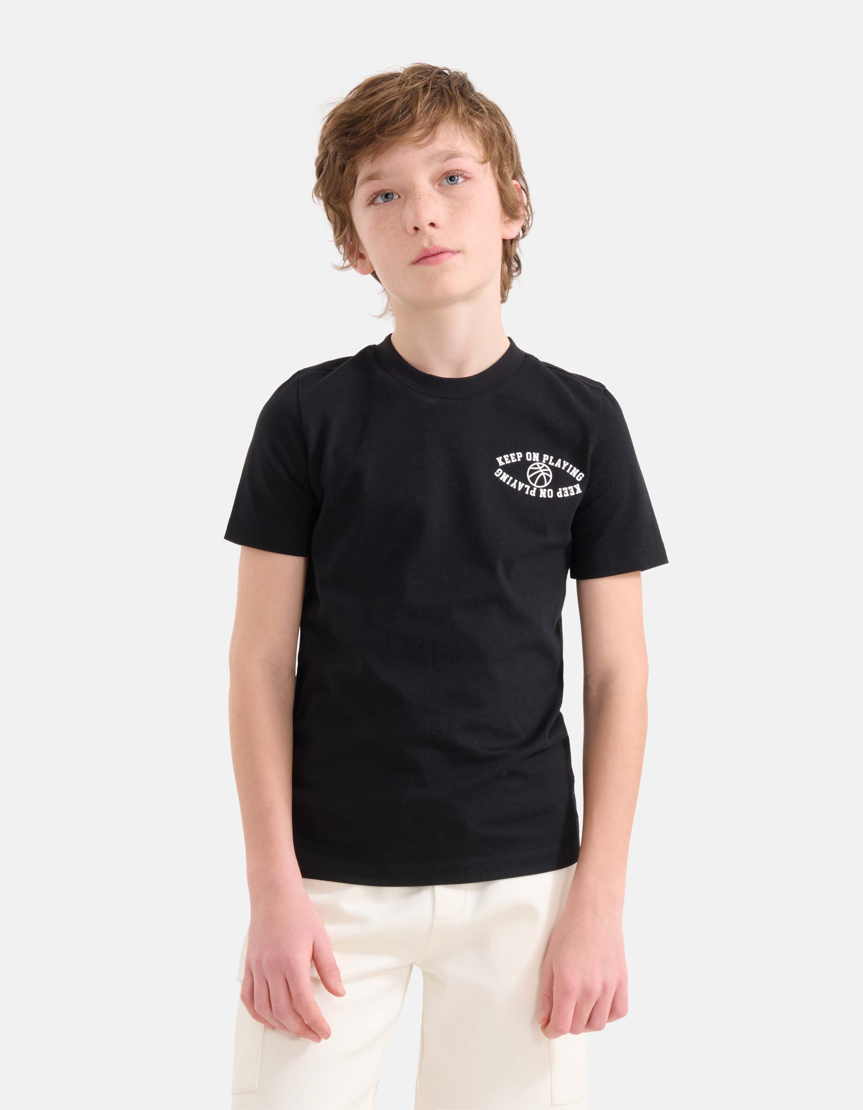 Artwork T-shirt Zwart SHOEBY BOYS