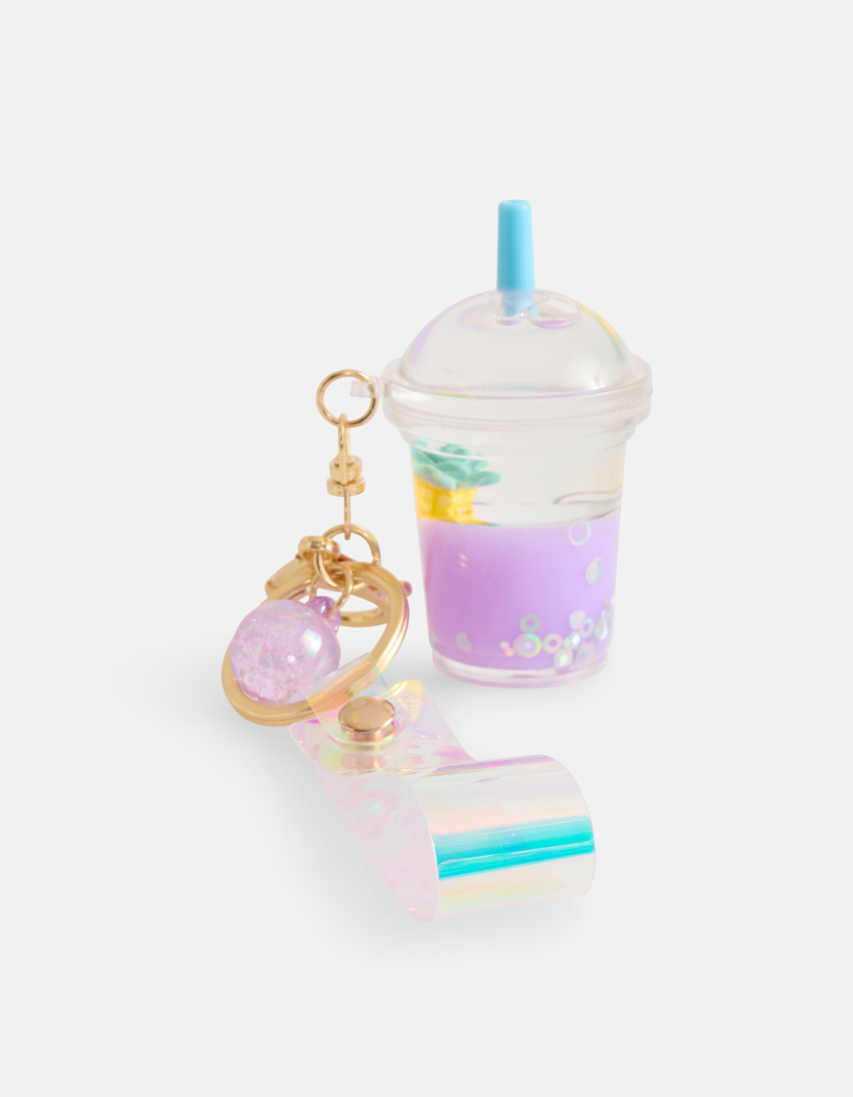 Ananas Sleutelhanger Lichtpaars SHOEBY ACCESSOIRES