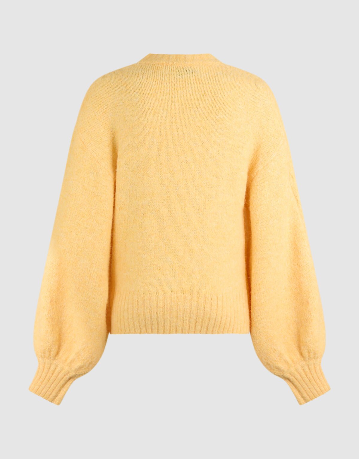 Harige Oversized Trui Geel SHOEBY WOMEN