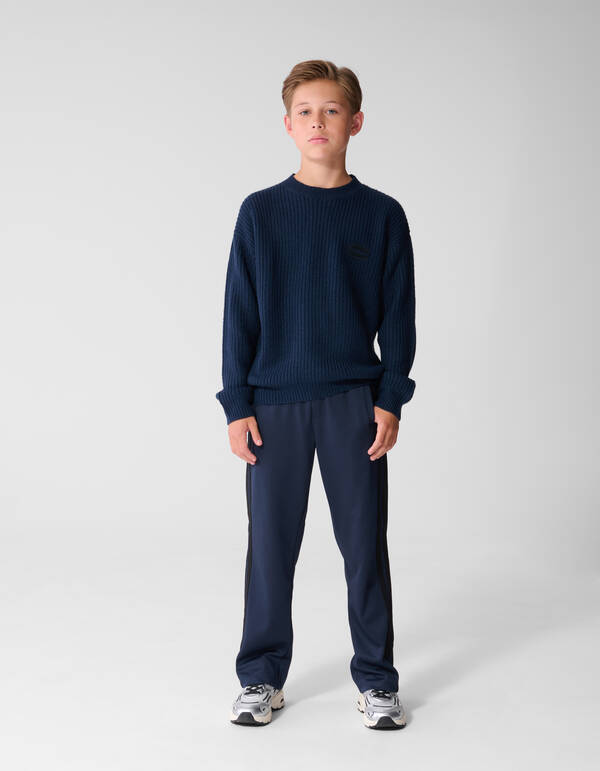 Tracksuit Wide Leg Fit Broek Donkerblauw SHOEBY BOYS