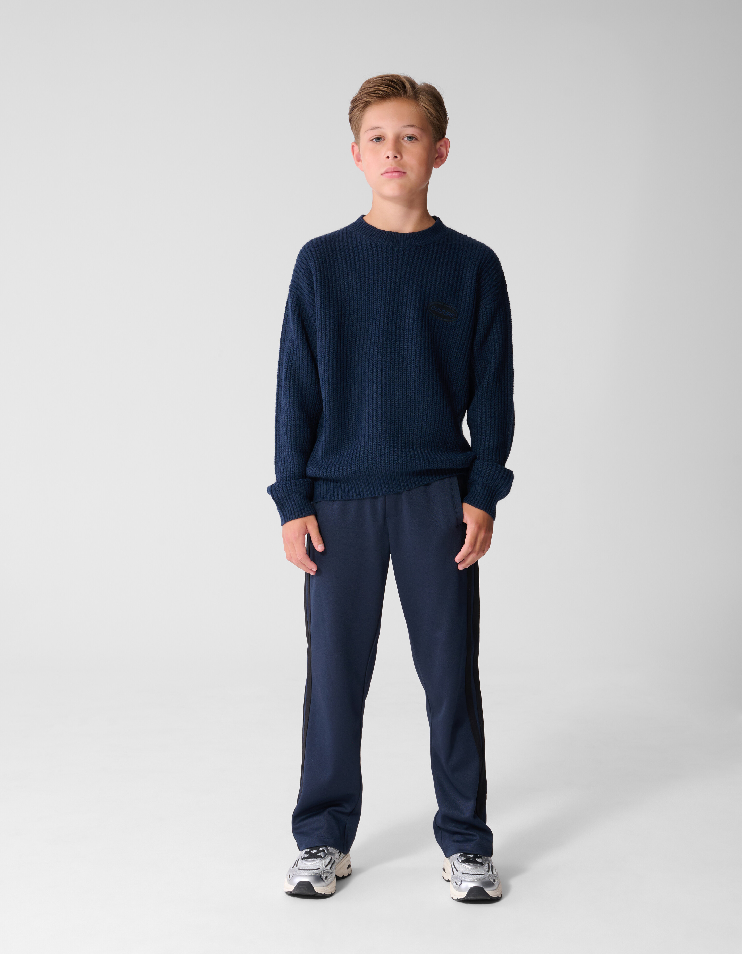 Tracksuit Wide Leg Fit Broek Donkerblauw SHOEBY BOYS