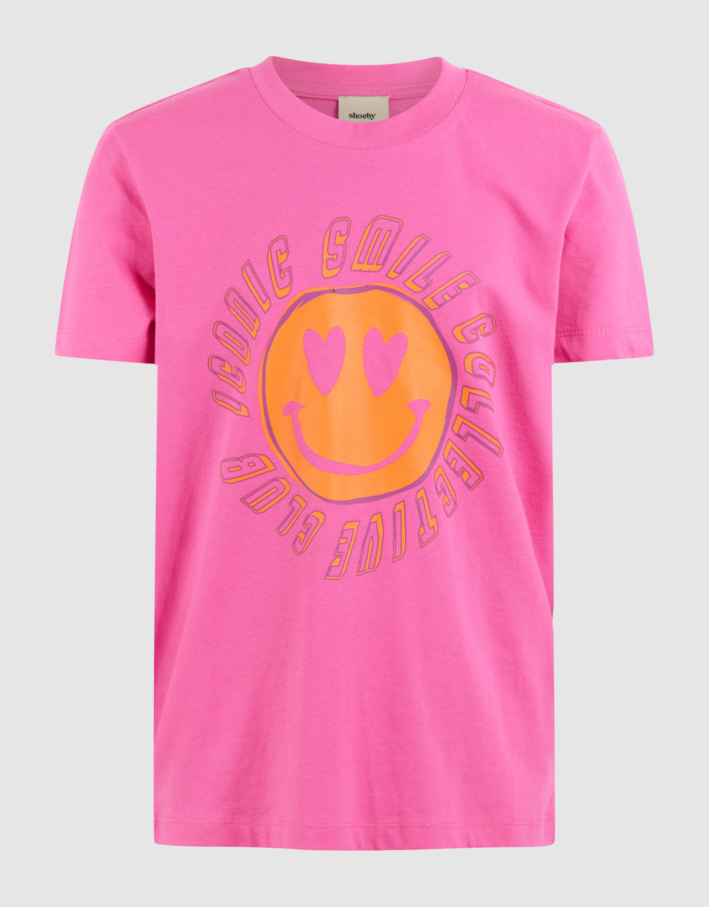 Smile Artwork T-shirt Roze SHOEBY GIRLS