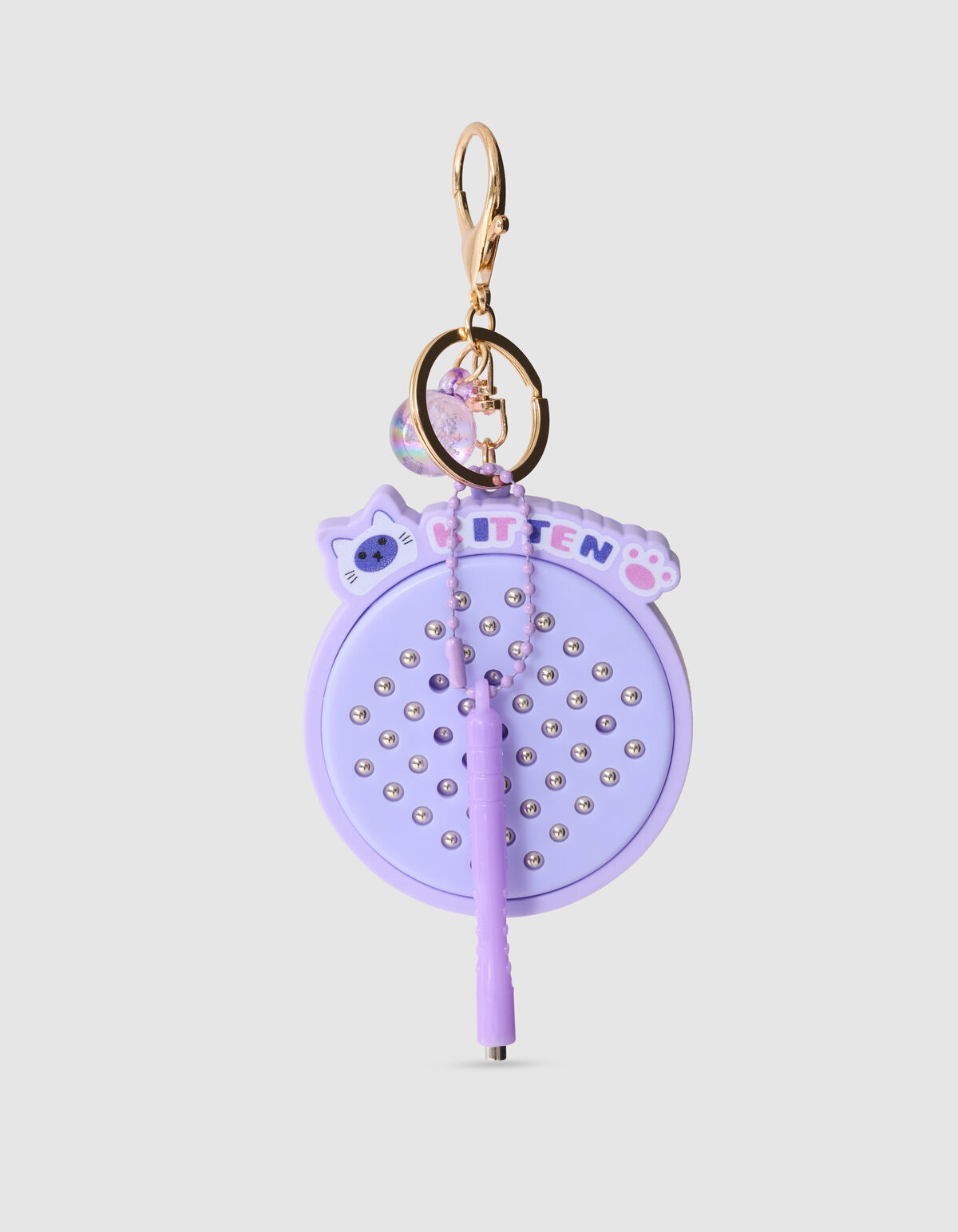 Kitten Bal Sleutelhanger Paars SHOEBY GIRLS