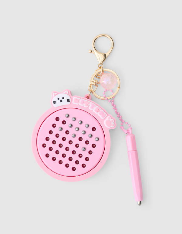 Kitten Game Sleutelhanger Lichtroze SHOEBY ACCESSOIRES
