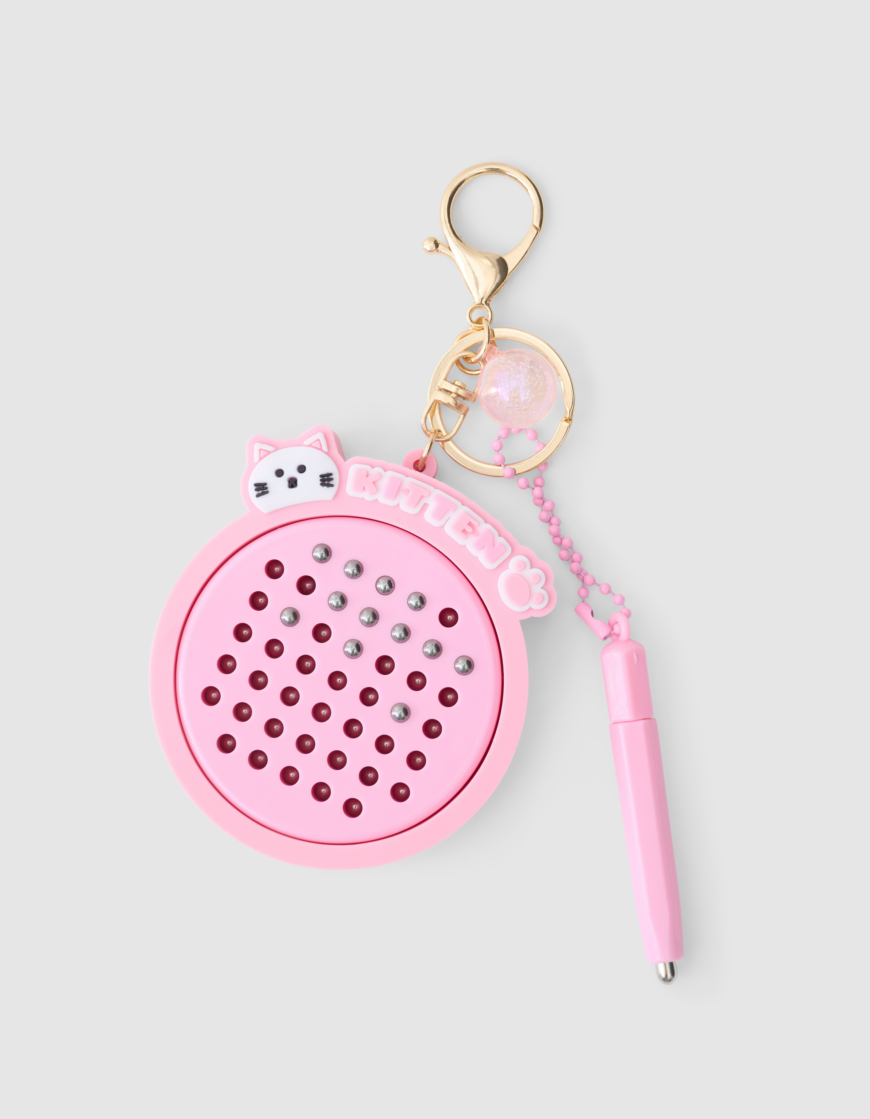 Kitten Game Sleutelhanger Lichtroze SHOEBY ACCESSOIRES