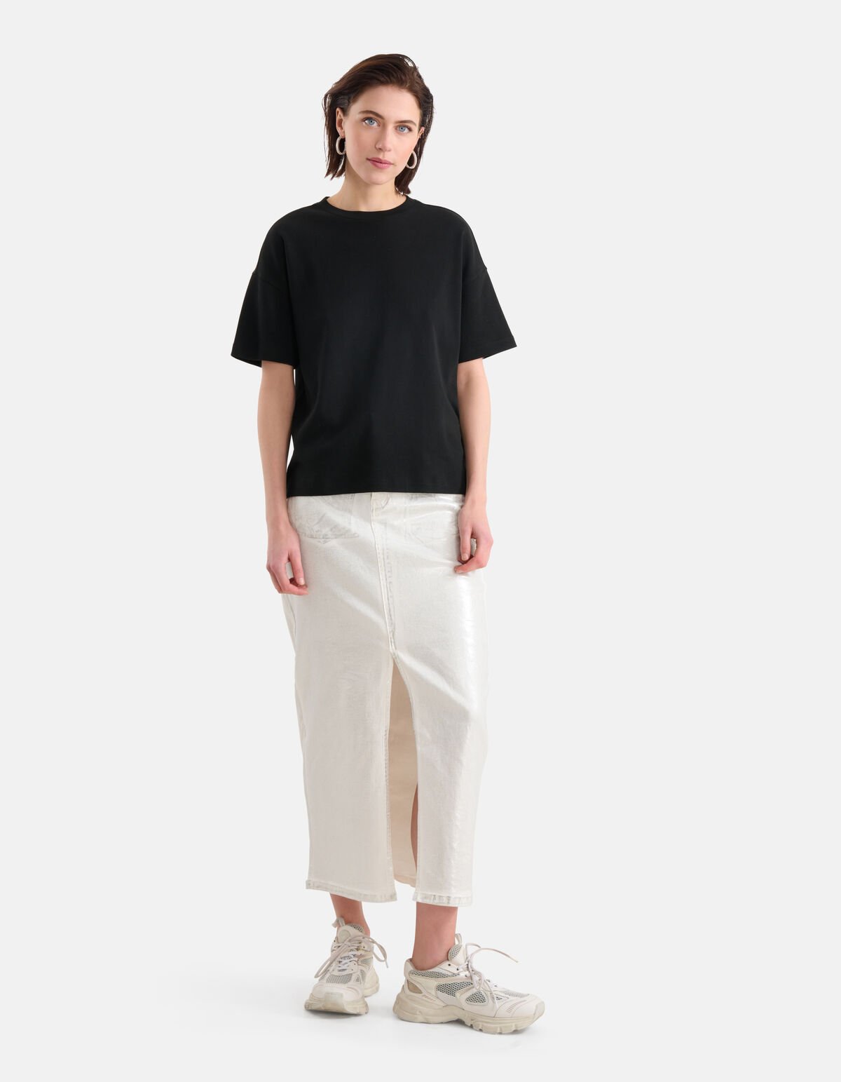 Oversized T-shirt Zwart SHOEBY WOMEN