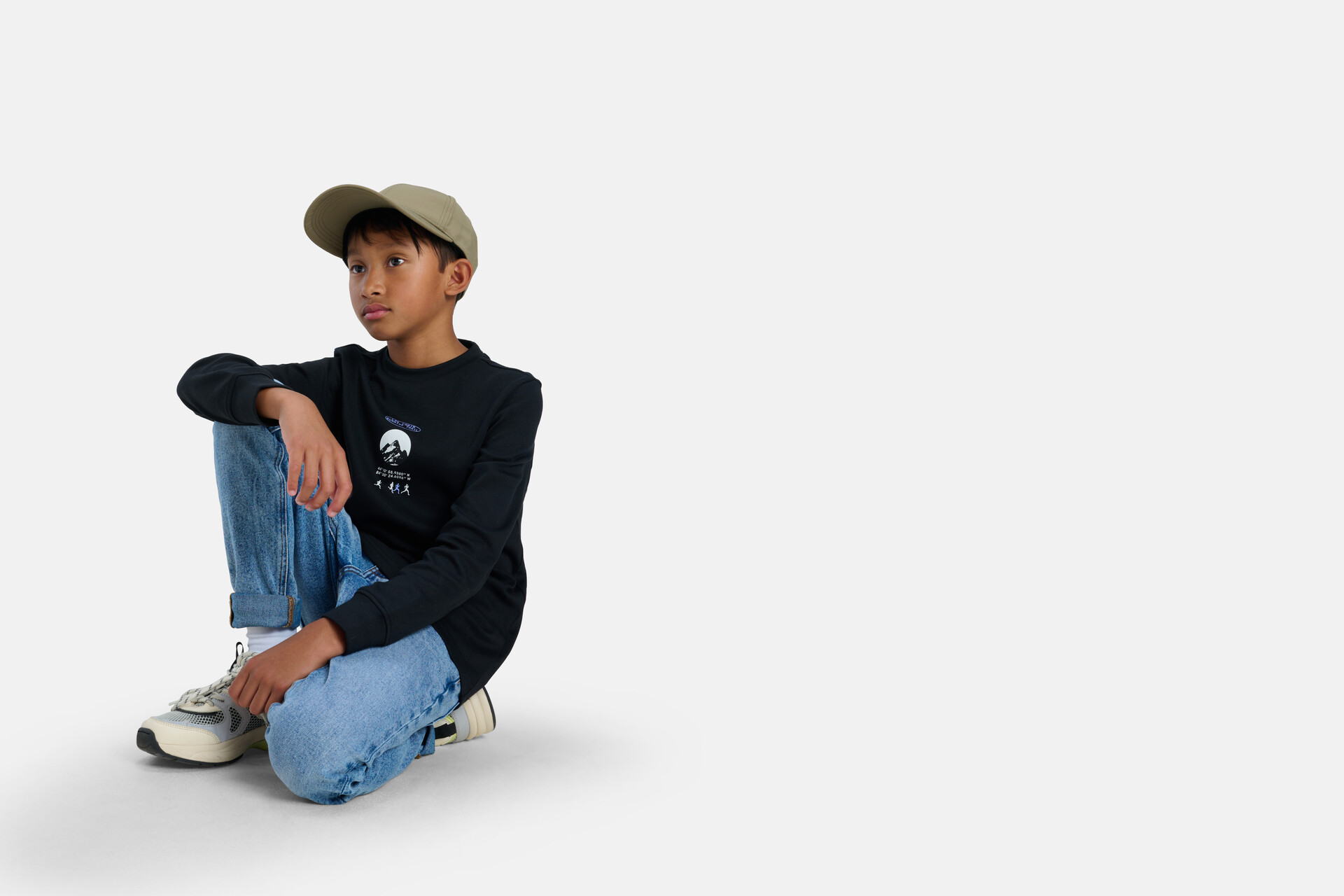 Printed T-shirt Zwart SHOEBY BOYS
