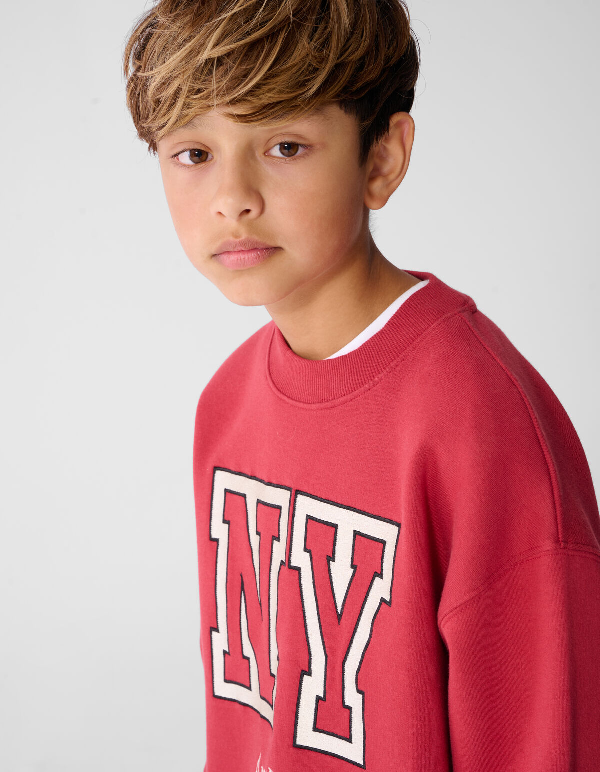 Logo Sweater Rood SHOEBY BOYS
