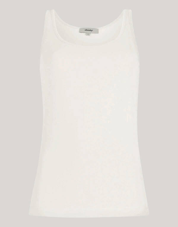 Basis Tanktop Gebroken Wit Eksept